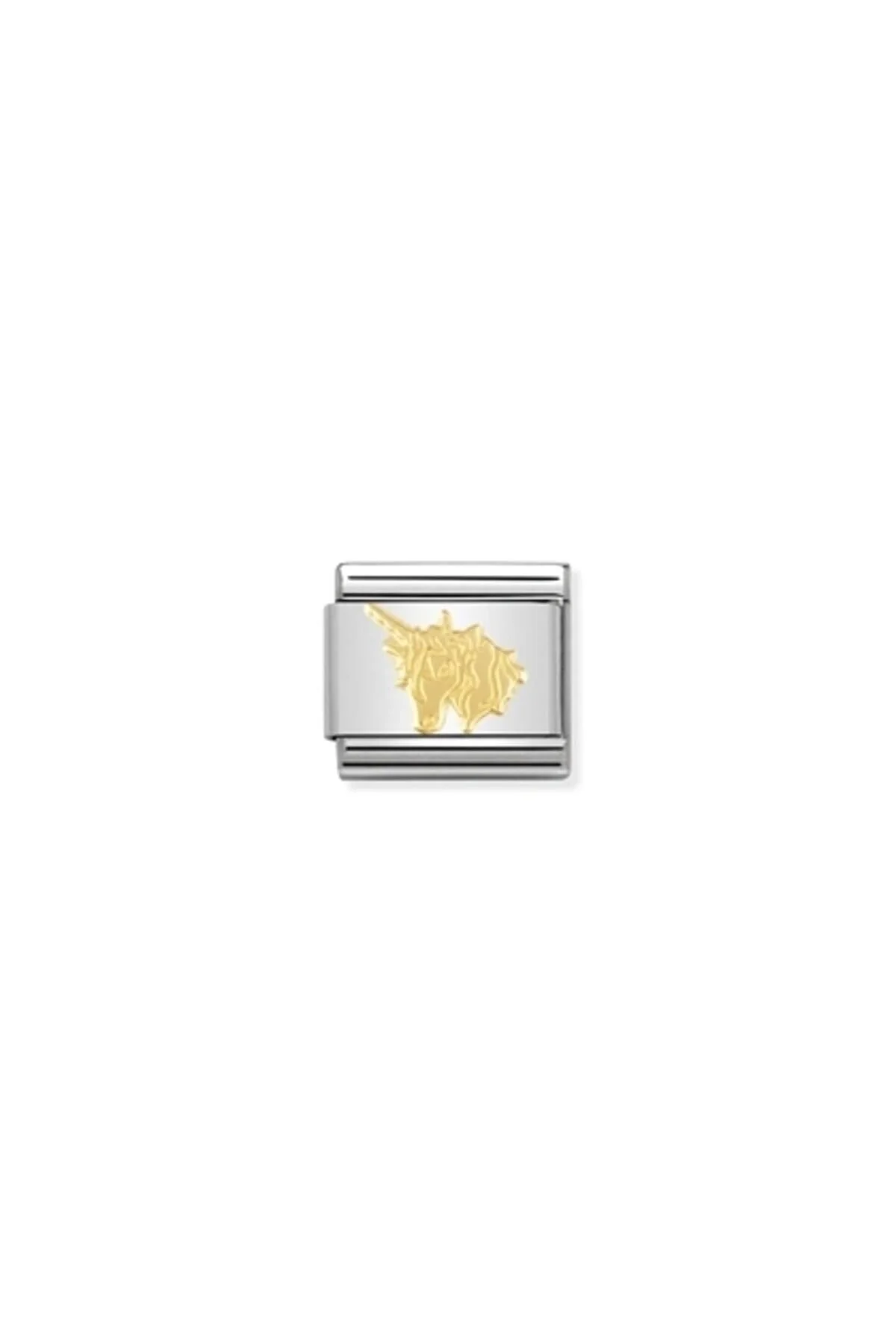 چارم نمادهای کلاسیک قابل ترکیب فولاد و طلای 18 عیار 07 UNICORN NOMİNATİON