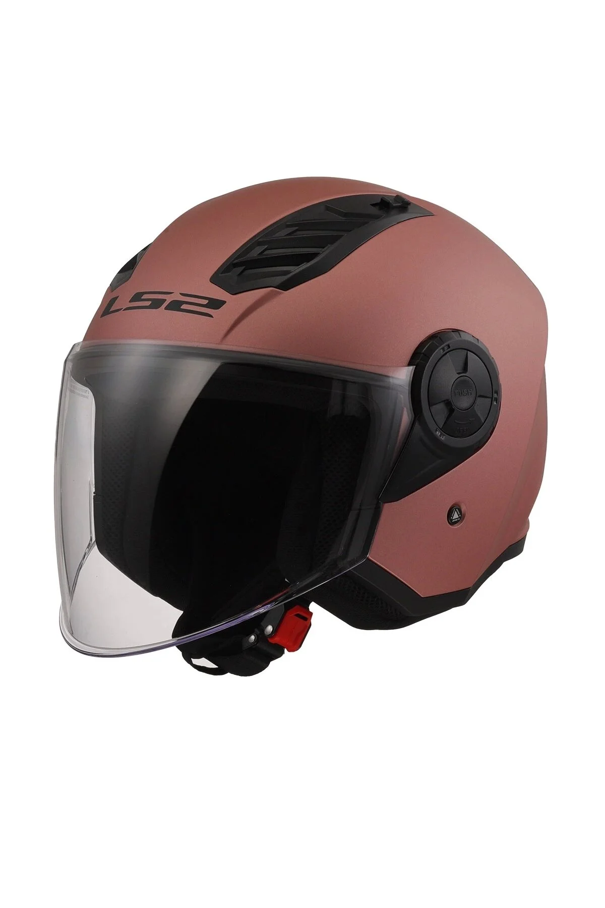 کلاه کاسکت موتورسیکلت صورتی Airflow 2 Rose Gold Moticallet باز کردن ال اس تو LS2