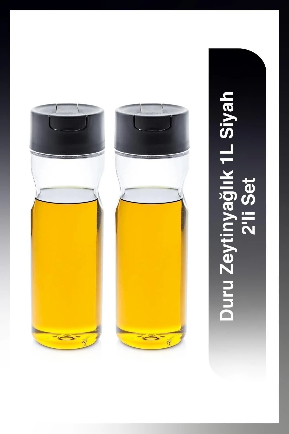 ظرف روغن زرد زیتون 1L سیاه 2 مجموعه Tupperware