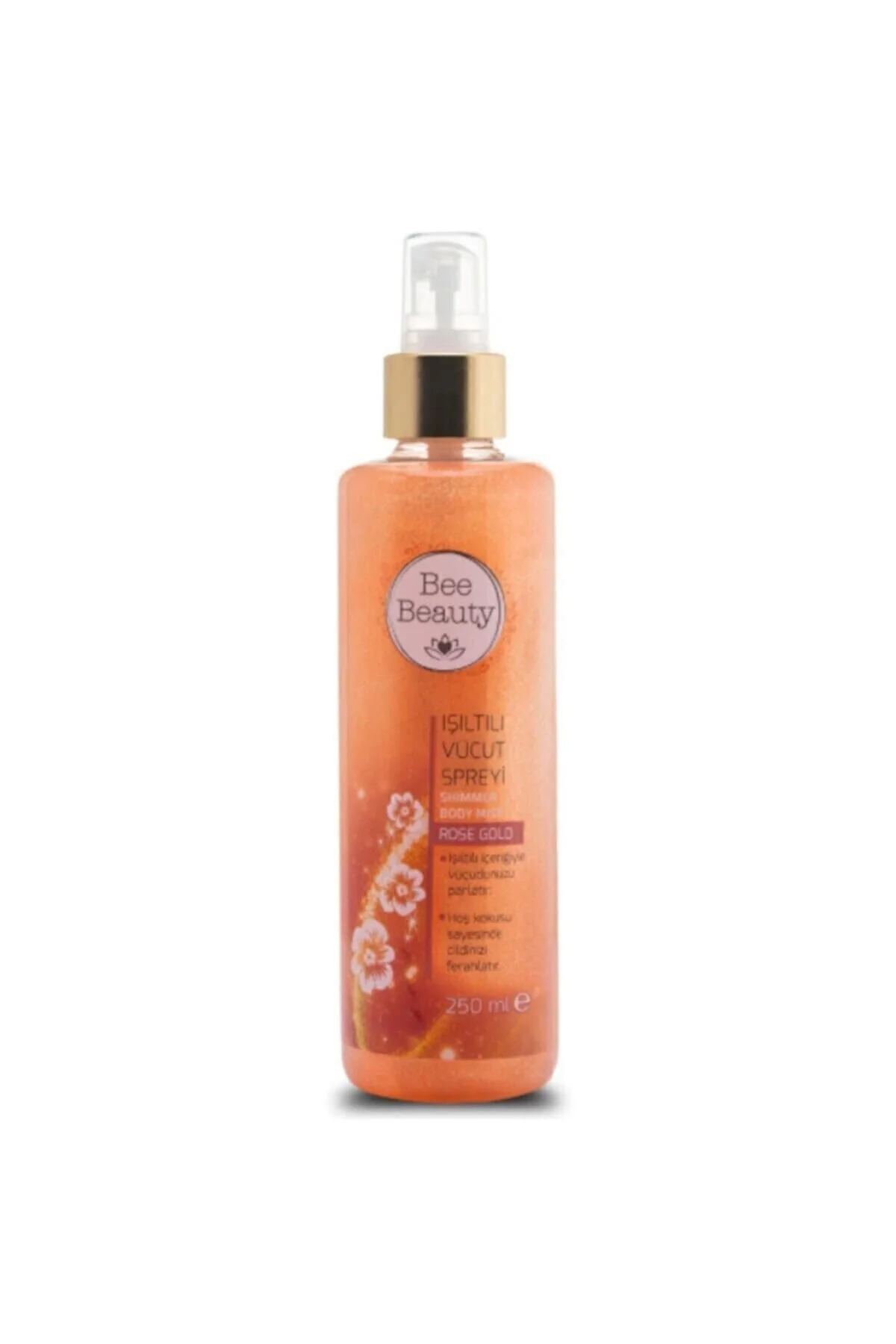 اسپری بدن 250 میلی لیتری رزگلد Bee Beauty