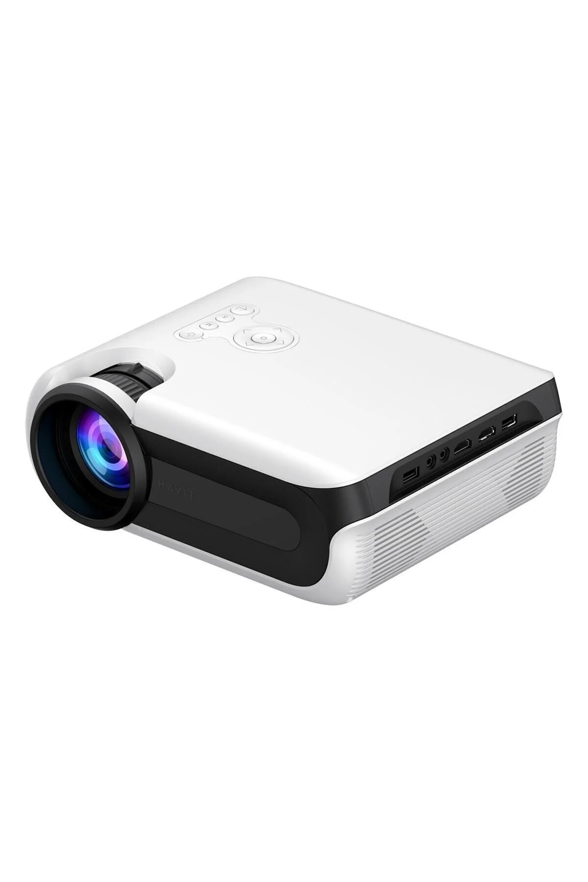 سیستم سینمای خانگی PJ209 PRO SMART 1080P 4K پشتیبانی از دستگاه طرح ریزی سفید ANDROID TV Havit