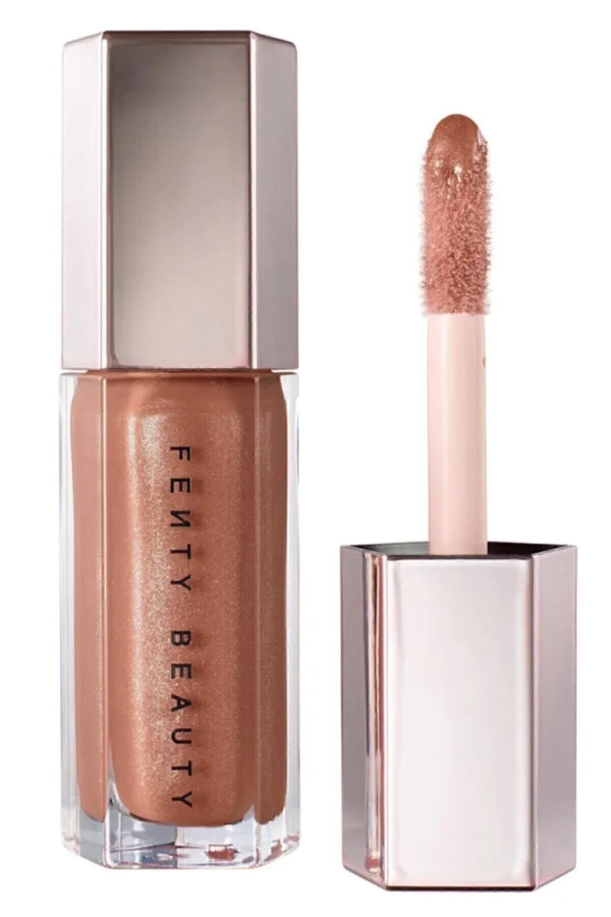 FENTY BEAUTY لیپ گلاس و براق لب Gloss Bomb حجم دهنده و آبرسان رنگ نود