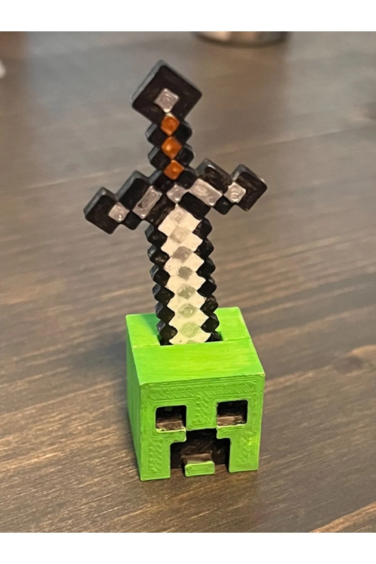 اسباب بازی های فیگور شخصیت دکور مجسمه دکوری رومیزی MINECRAFT CREEPER Bi'şeyler Sepeti