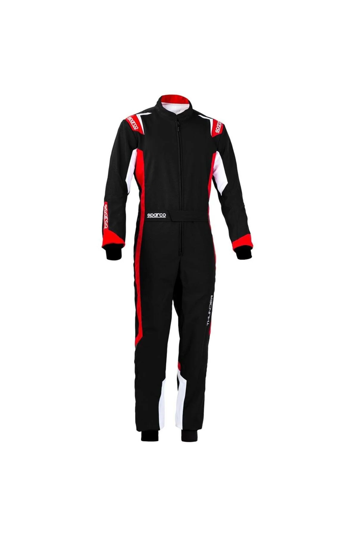 سرهمی موتورسوار مردانه و زنانه THUNDER KARTING TULUM BLACK RED 150 اندازه Sparco