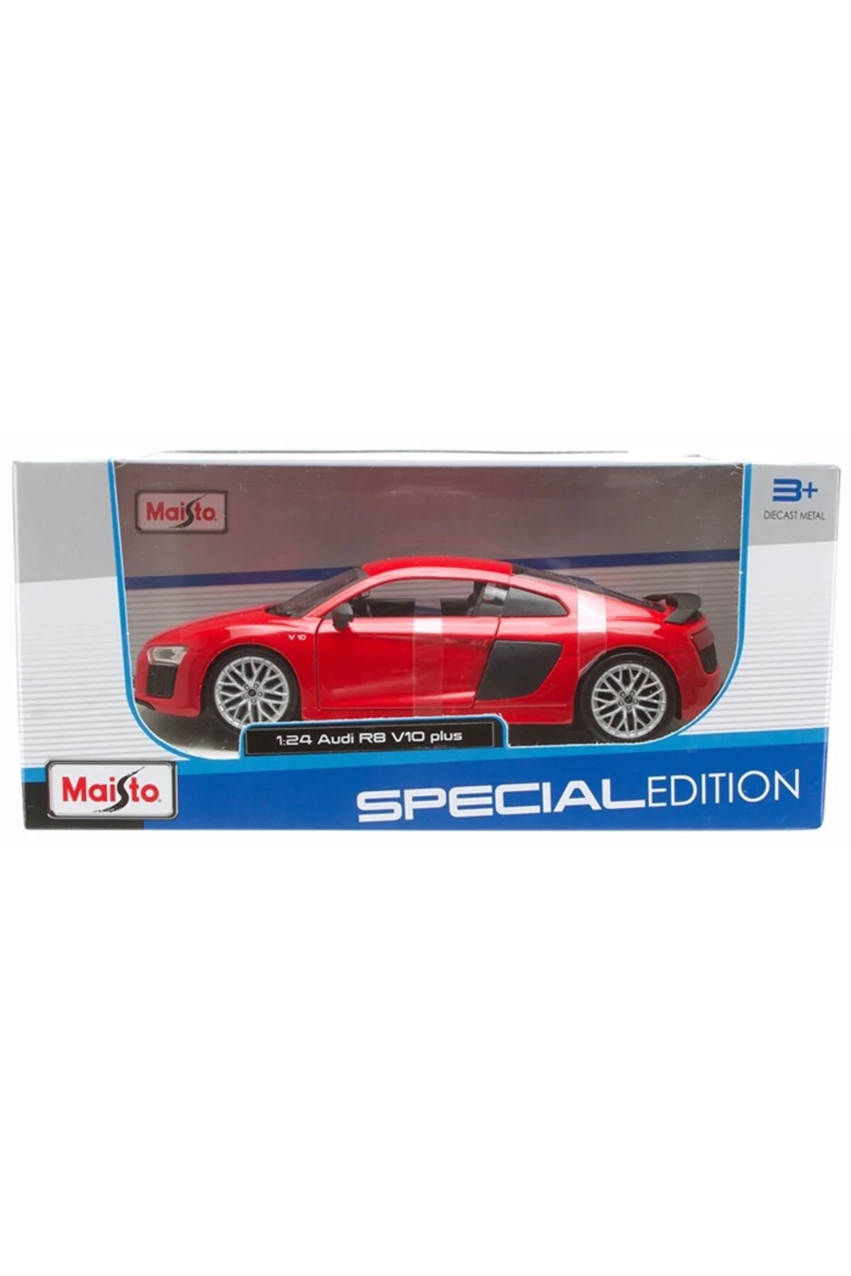 ماکت 1 24 AUDI R8 V10 PLUS MODEL CAR قرمز Maisto