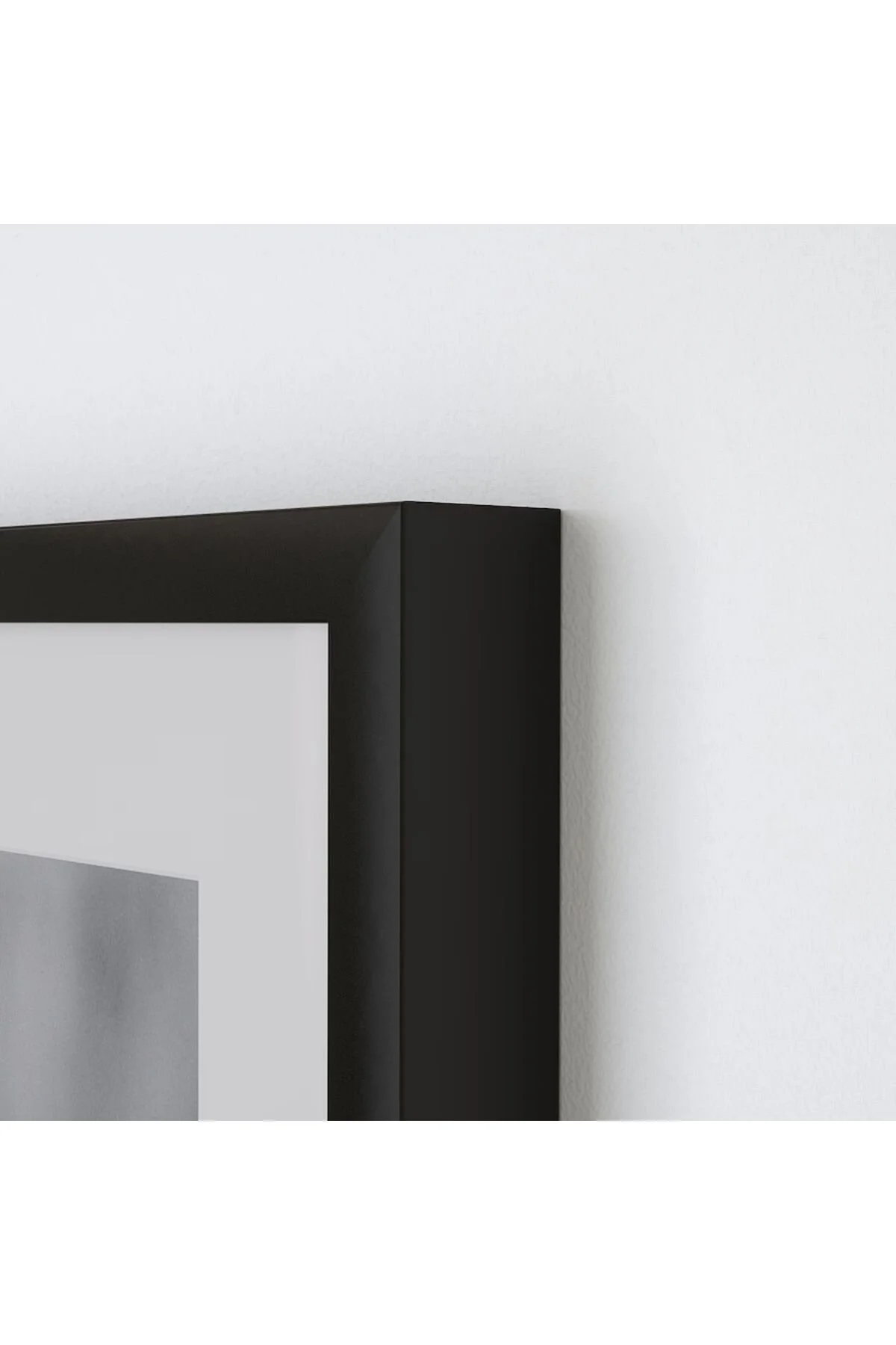 قاب عکس مشکی Ribba 40X50 سانتی متر چوبی لبه ضخیم سیاه و سفید IKEA