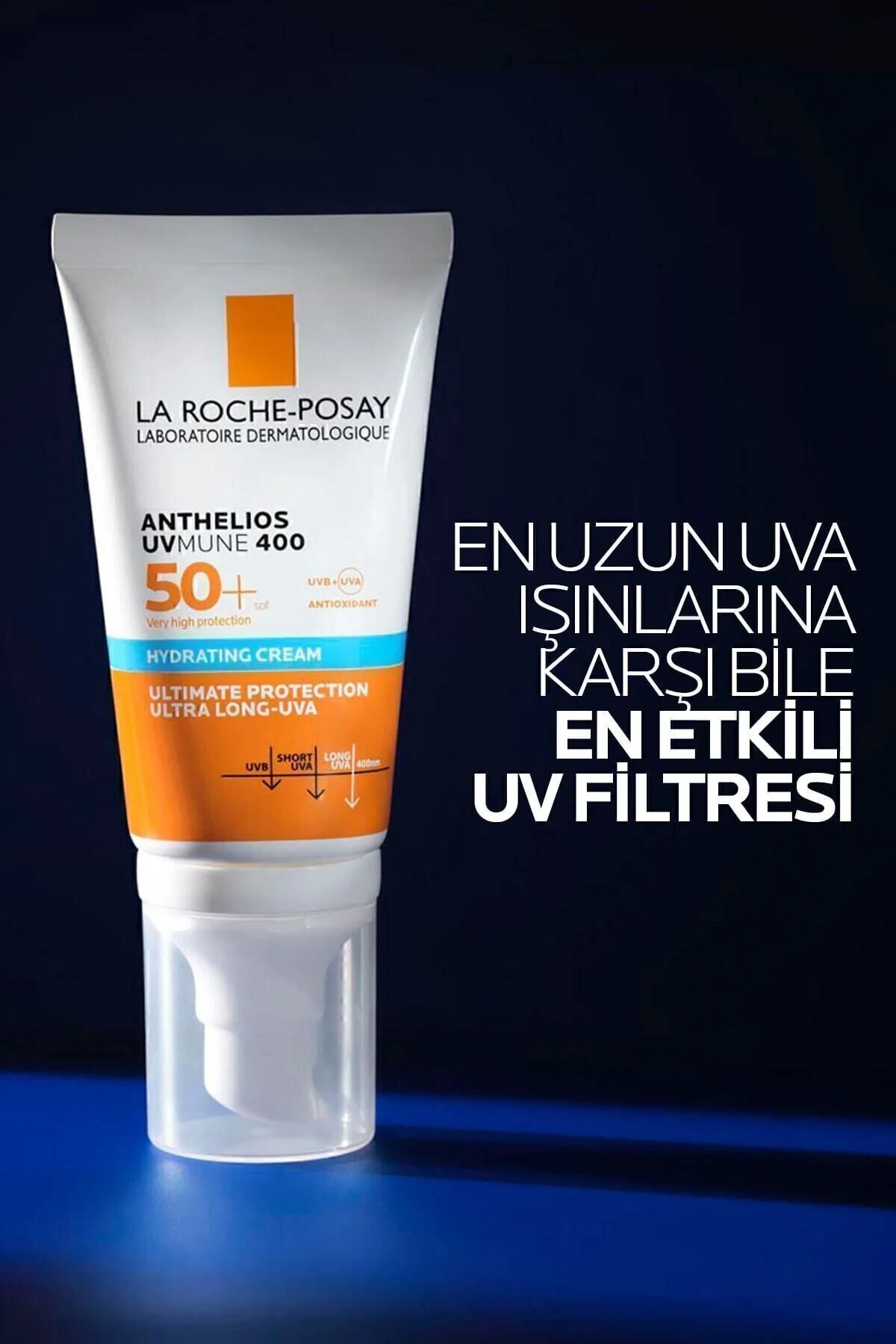 کرم ضد آفتاب صورت ANTHELIOS UVMUNE HIGH PROTECTED FACIAL FACION برای پوست حساس 50 میل SPF50+X2 La Roche Posay