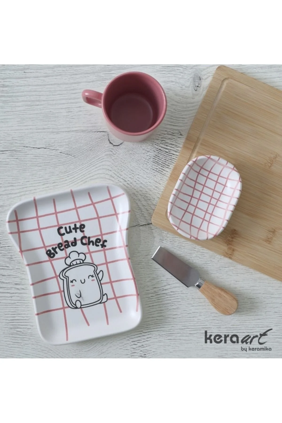 ست صبحانه کرمی؟ اورجینال Keramika