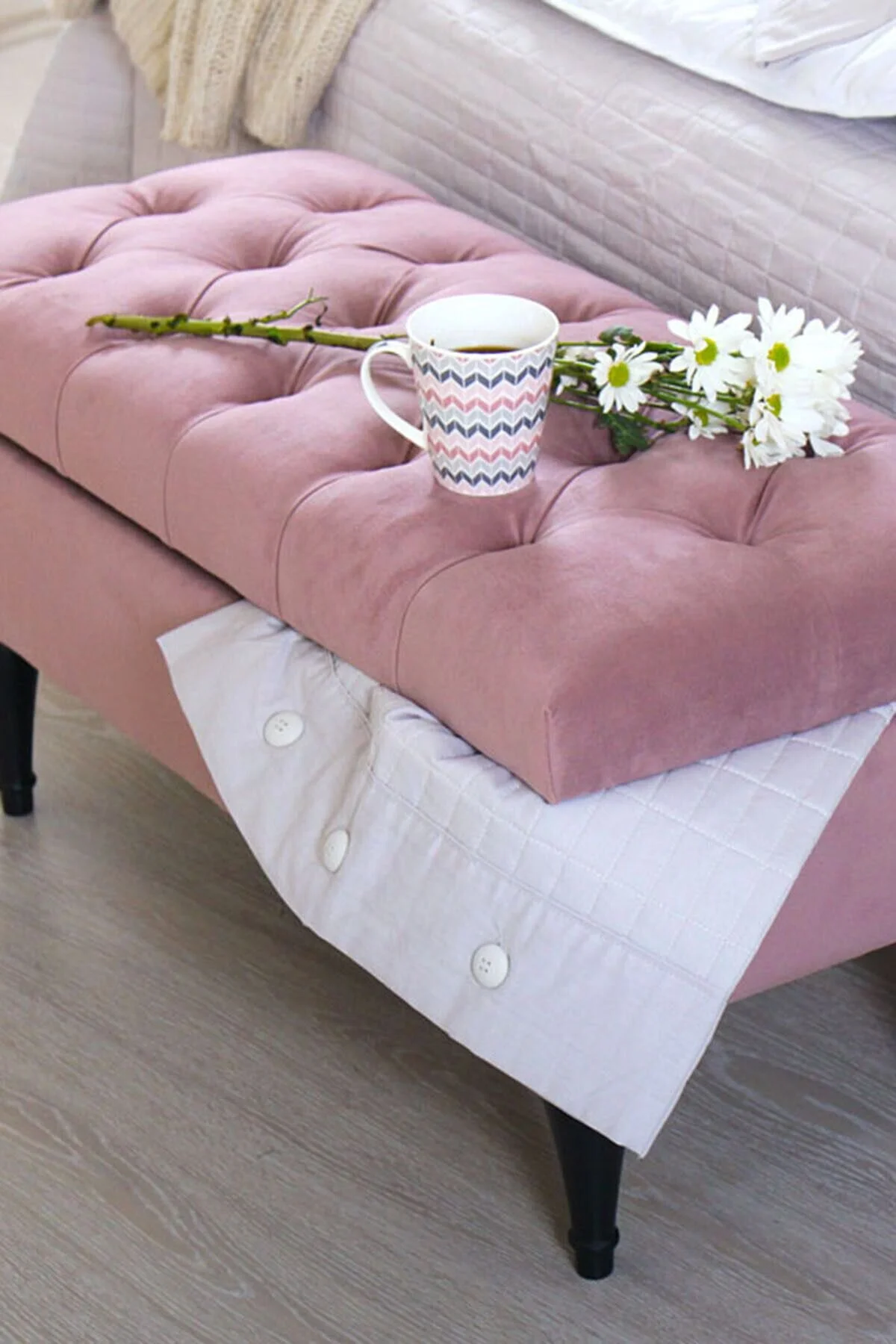 پاف و نیمکت پف مایه یاس اورجینال Lorence Home