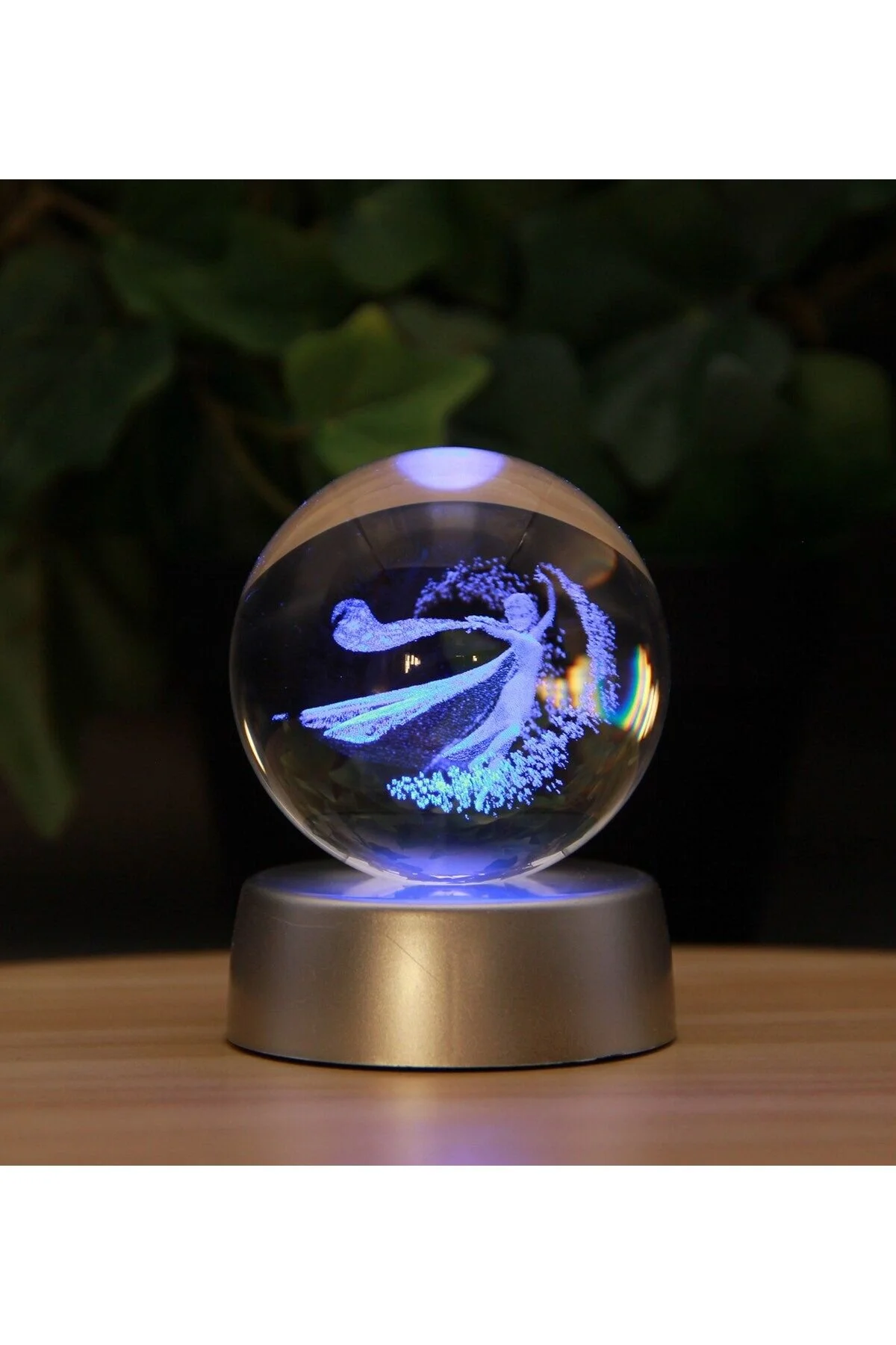 گوی برفی شیشه منجمد شده و سه بعدی کریستالیزه ELSA GLOBE از ترکیه HEDİYEBİZİZ