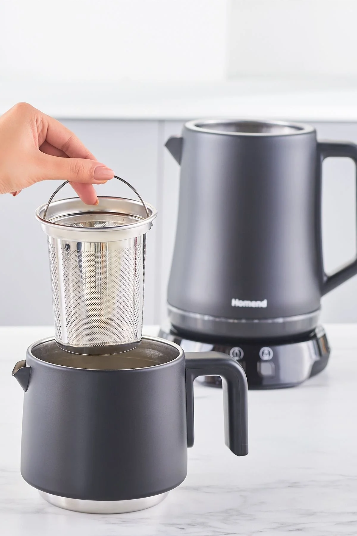 چای ساز ROYALTEA ELEGANT 1776H TEA MACHINE MATTE BLACK HOMEND