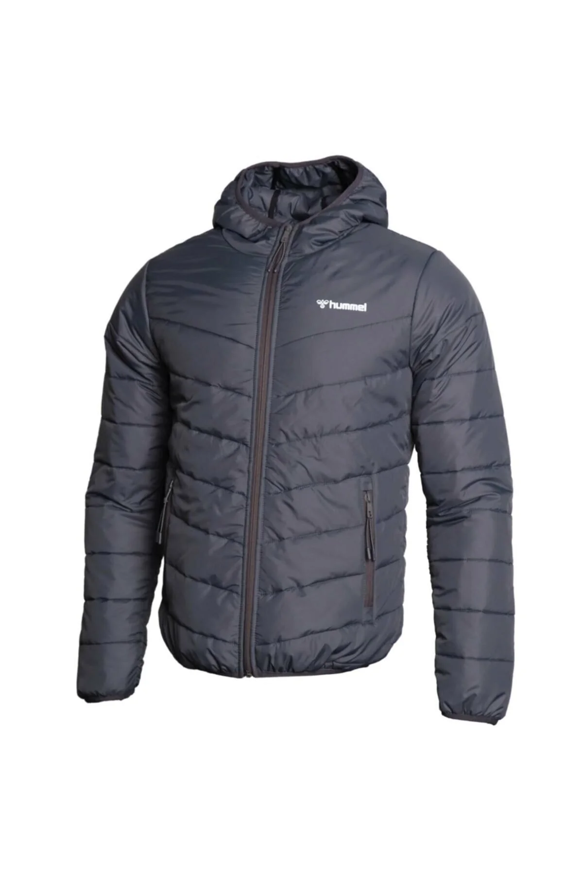کاپشن خاکستری مردانه کت هومل اورجینال hummel