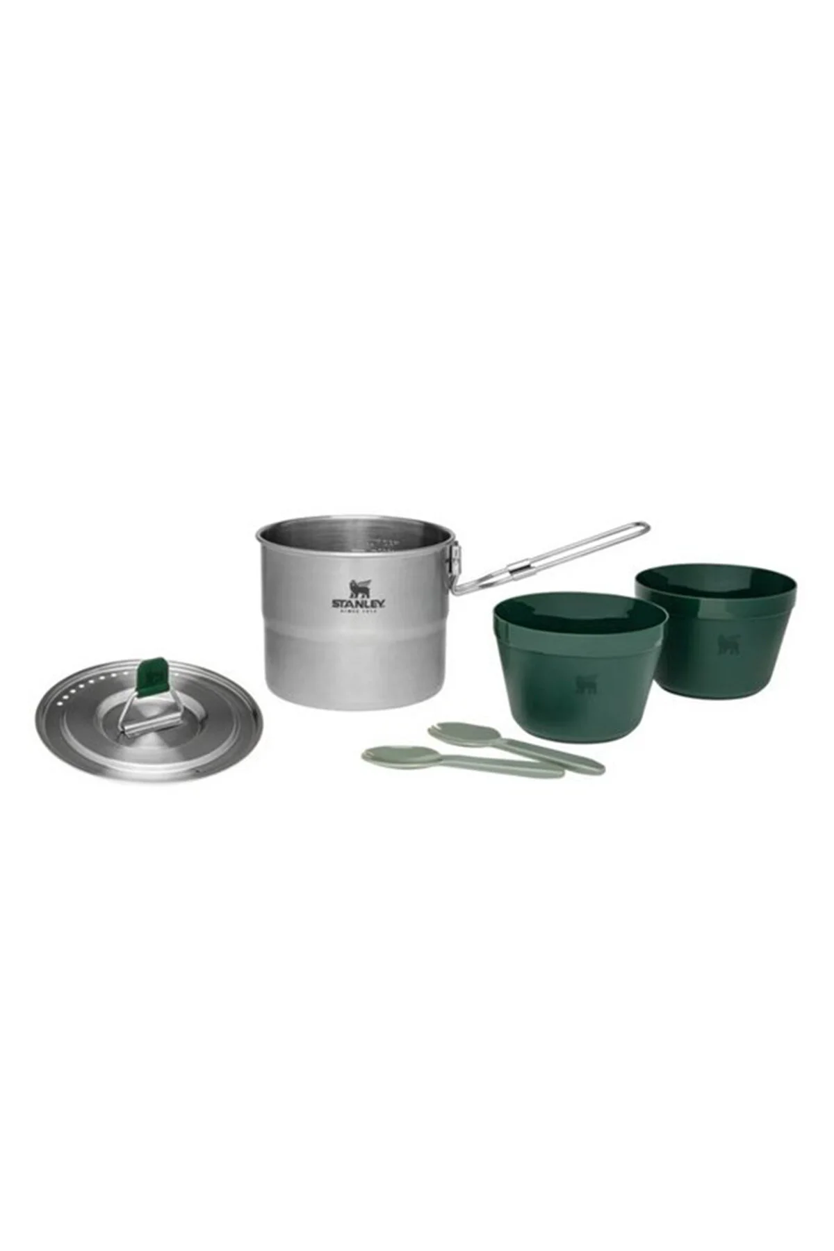 ست ظروف کمپینگ آشپز استیل دو نفره 1.0 لیتری 1.1QT 10 09997 003 استنلی Stanley