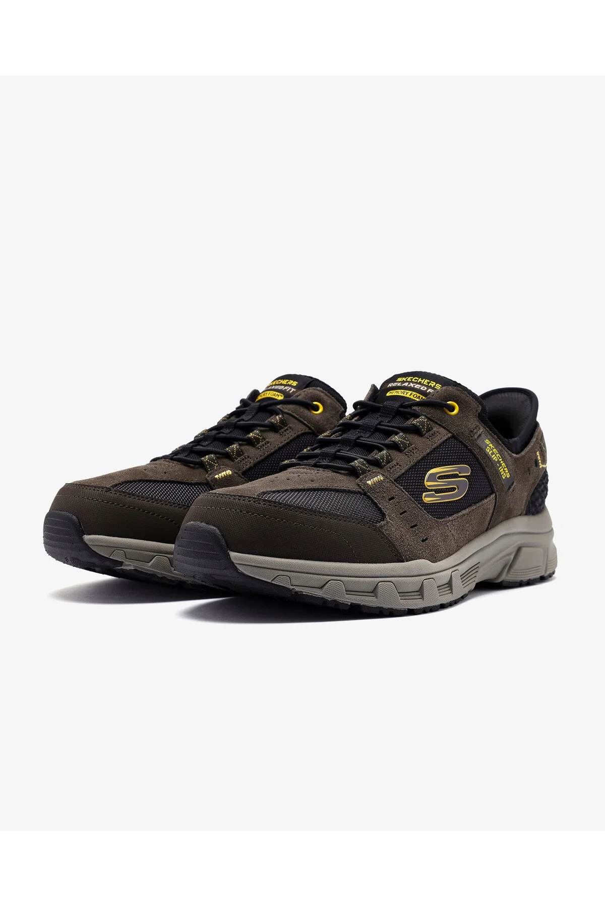 کفش مردانه اوک کانیون قهوه ای در فضای باز برنده کنسرو اسکچرز Skechers