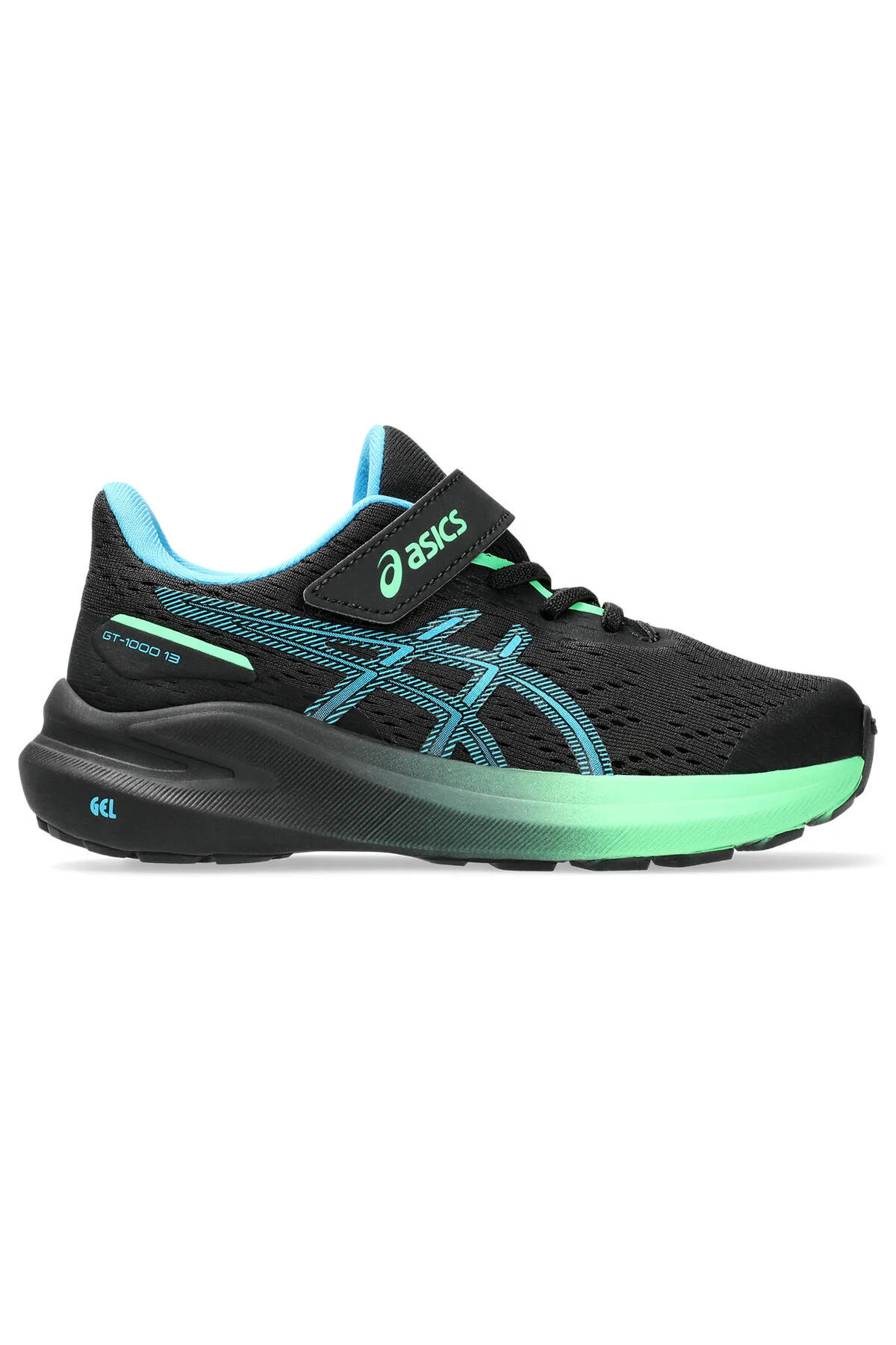 کفش دخترانه پسرانه یونیسکس 13 Ps سیاه و Small اسیکس Asics