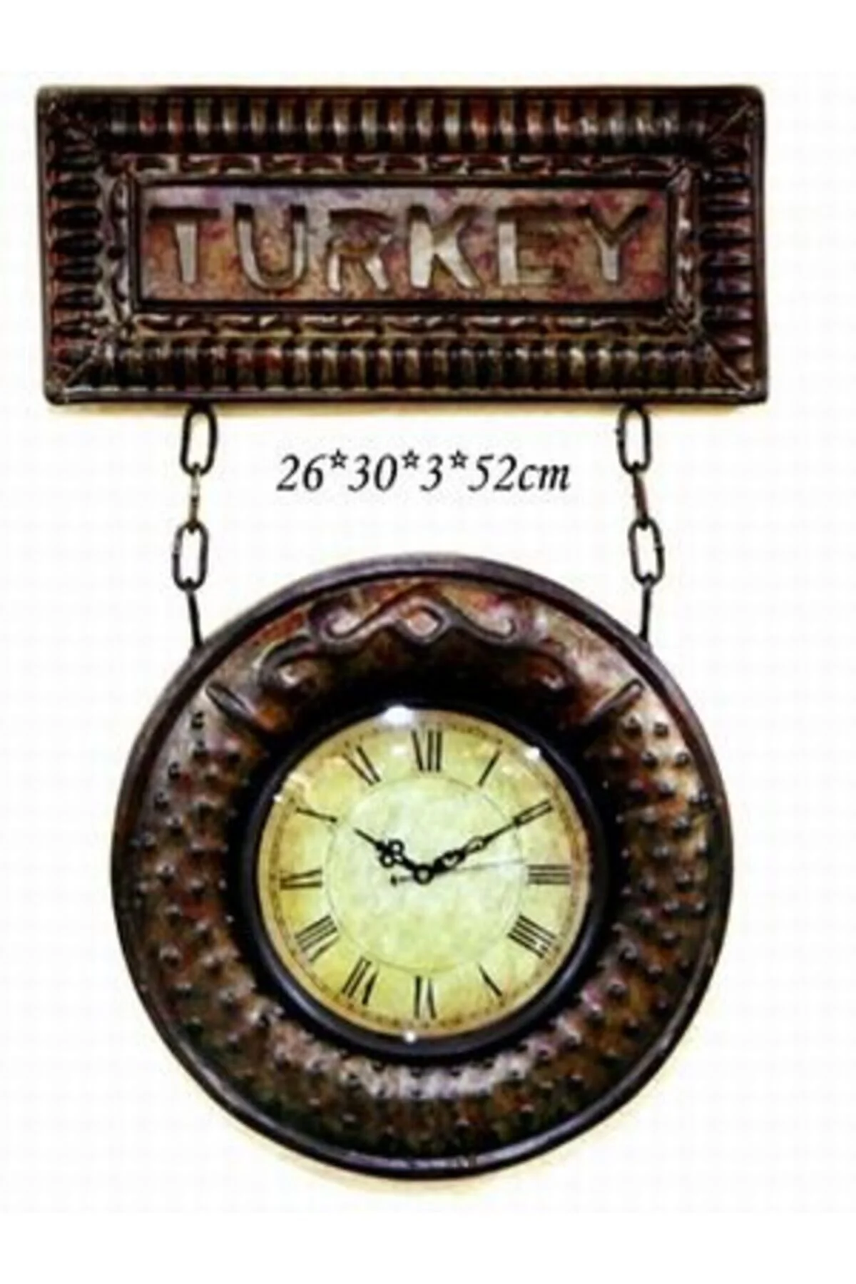ساعت دیواری چند رنگ ترکیه اورجینال Lucky Art