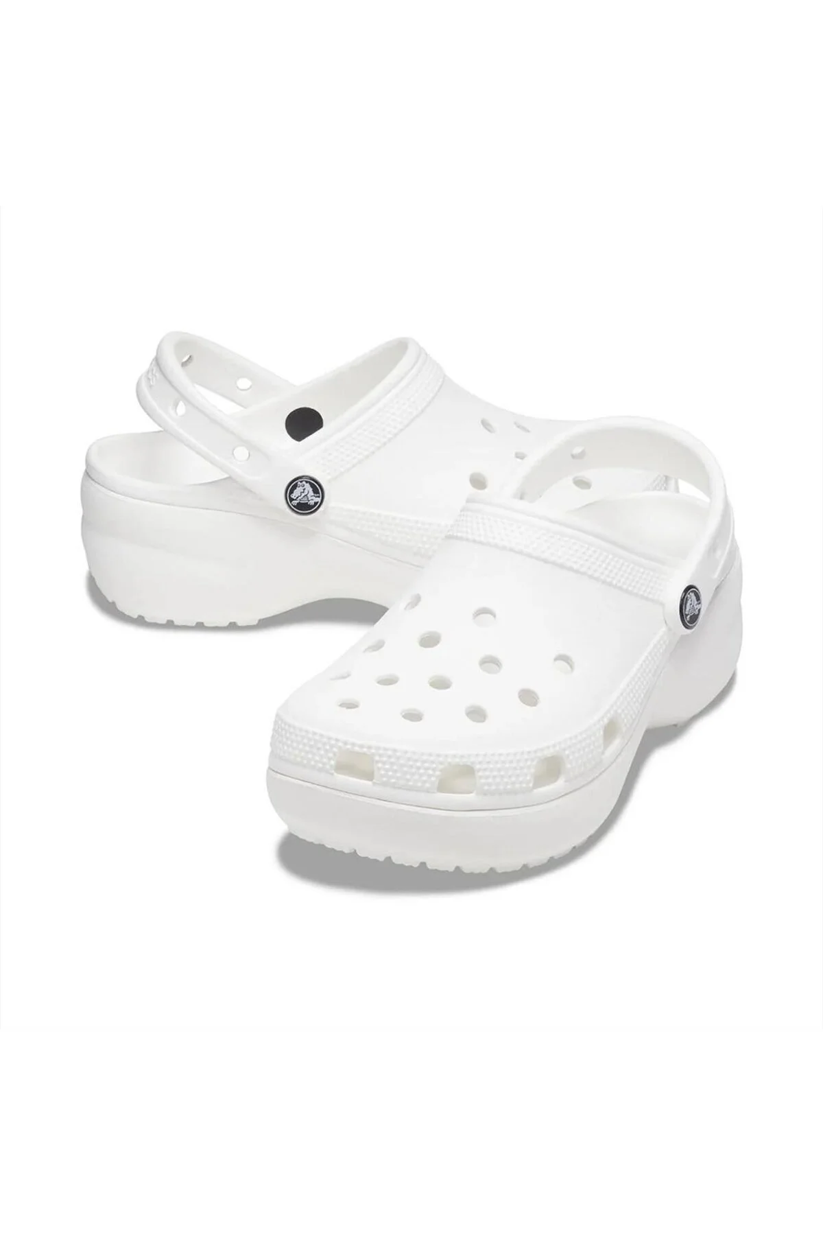 دمپایی زنانه کلاسیک Platform Clog W سفید کراکس Crocs