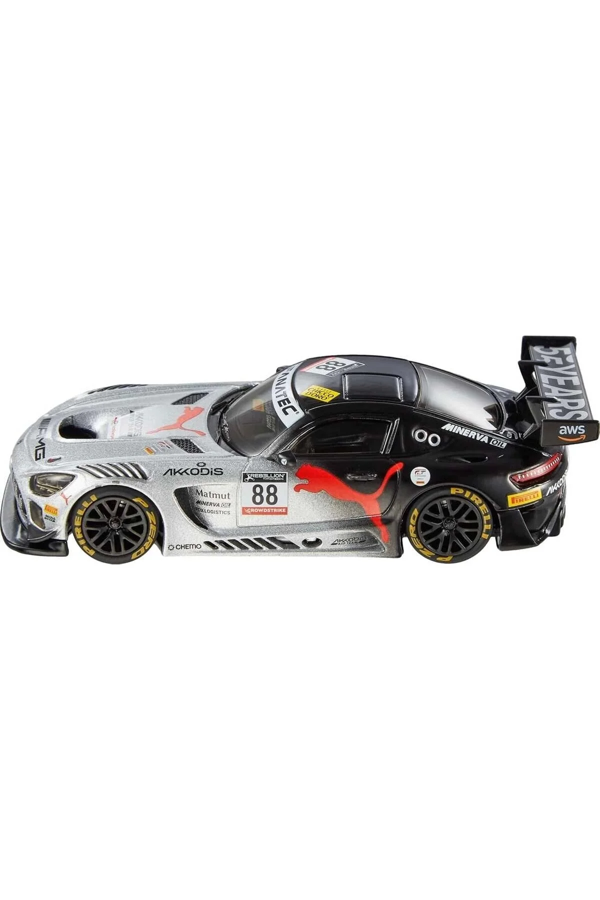 مدل خودرو HOTWHEELS PREMIUM 1 43 مرسدس AMG GT3 Hotwhells