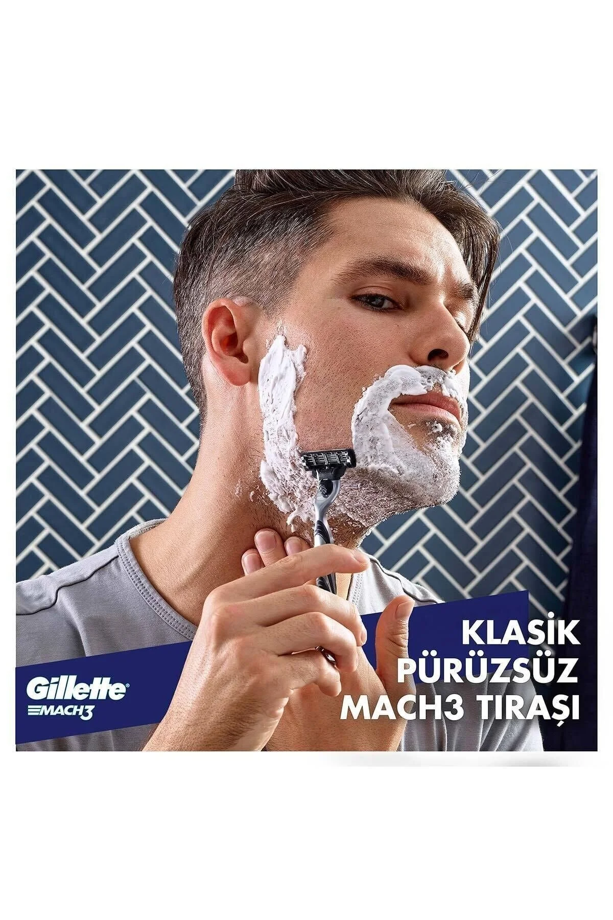 Gillette بسته کارتنی ۱۸ تیکه تیغ اضافی اصلاحی ماش ۳