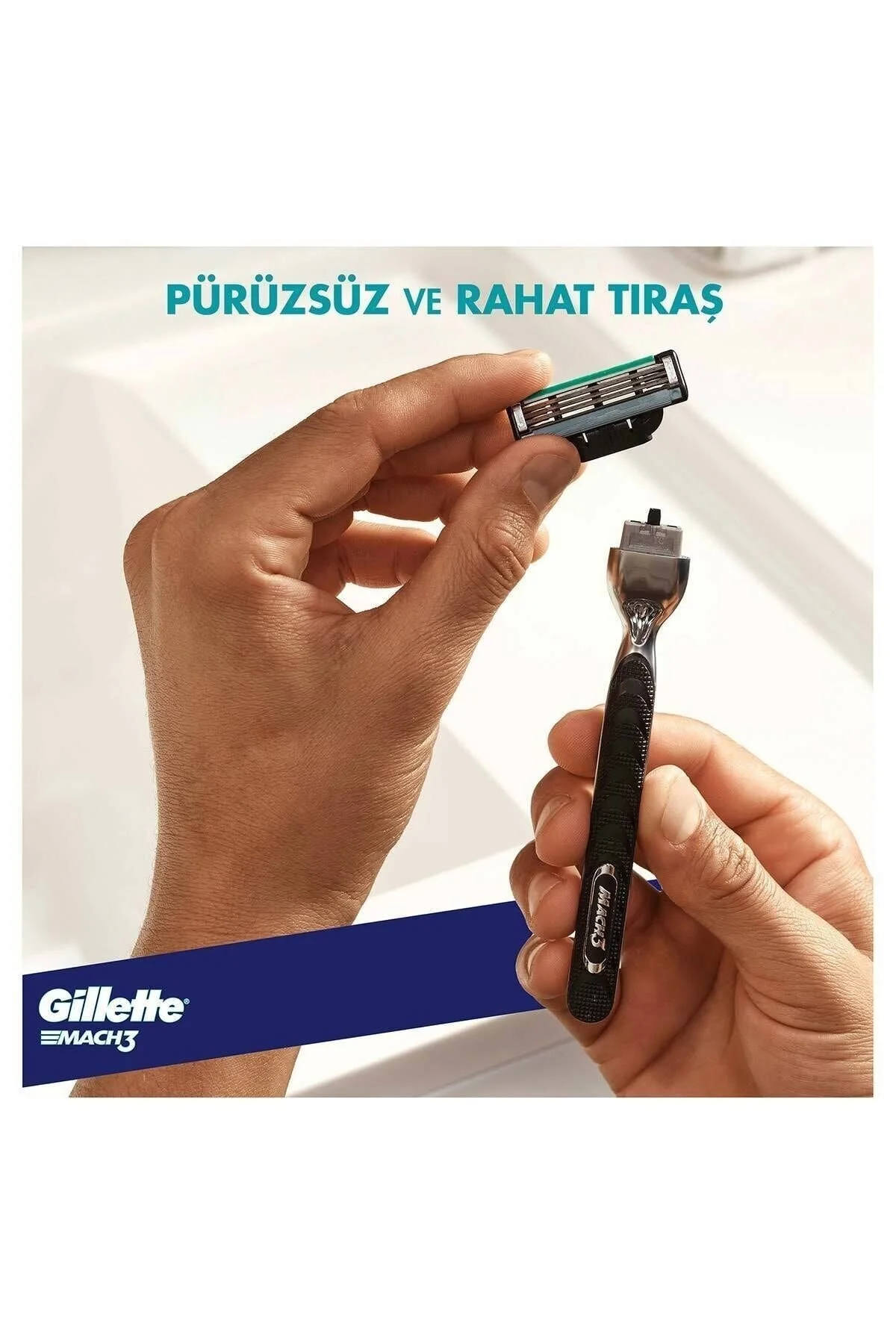 Gillette بسته کارتنی ۱۸ تیکه تیغ اضافی اصلاحی ماش ۳