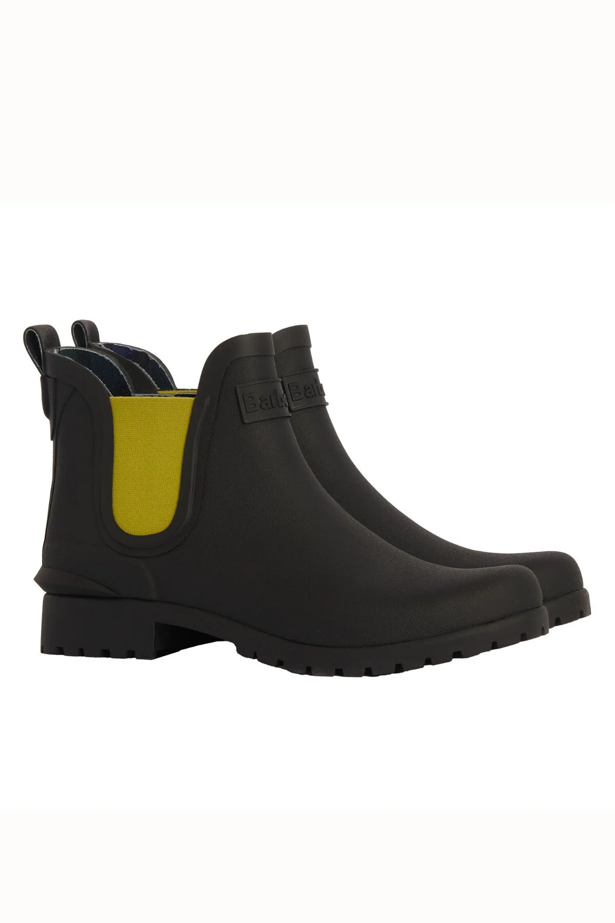 بوت مشکی زنانه X ALEXA DOROTHY CHELSEA RAIN BOAT BK11 سیاه و سفید باربور Barbour