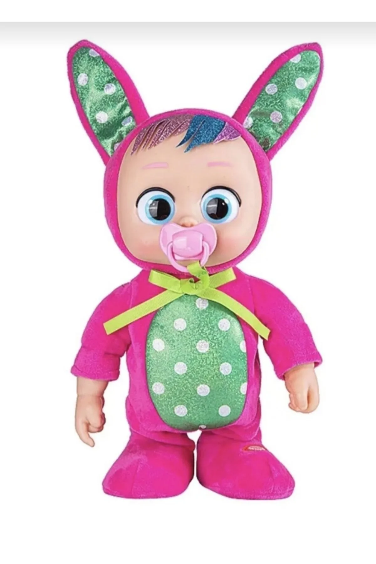 اسباب بازی های پشمی گریه کودک راه رفتن موزیکال باطری پستانک Happy Toys