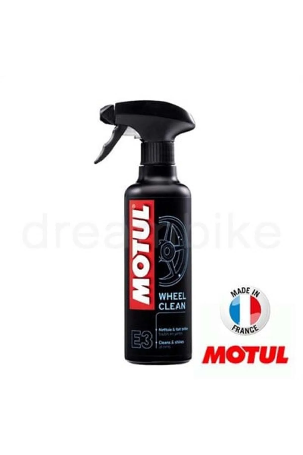 محصول مراقبت از لاستیک اسپری تمیز کننده E3 RIM 400 میلی لیتر ساخته شده در فرانسه Motul