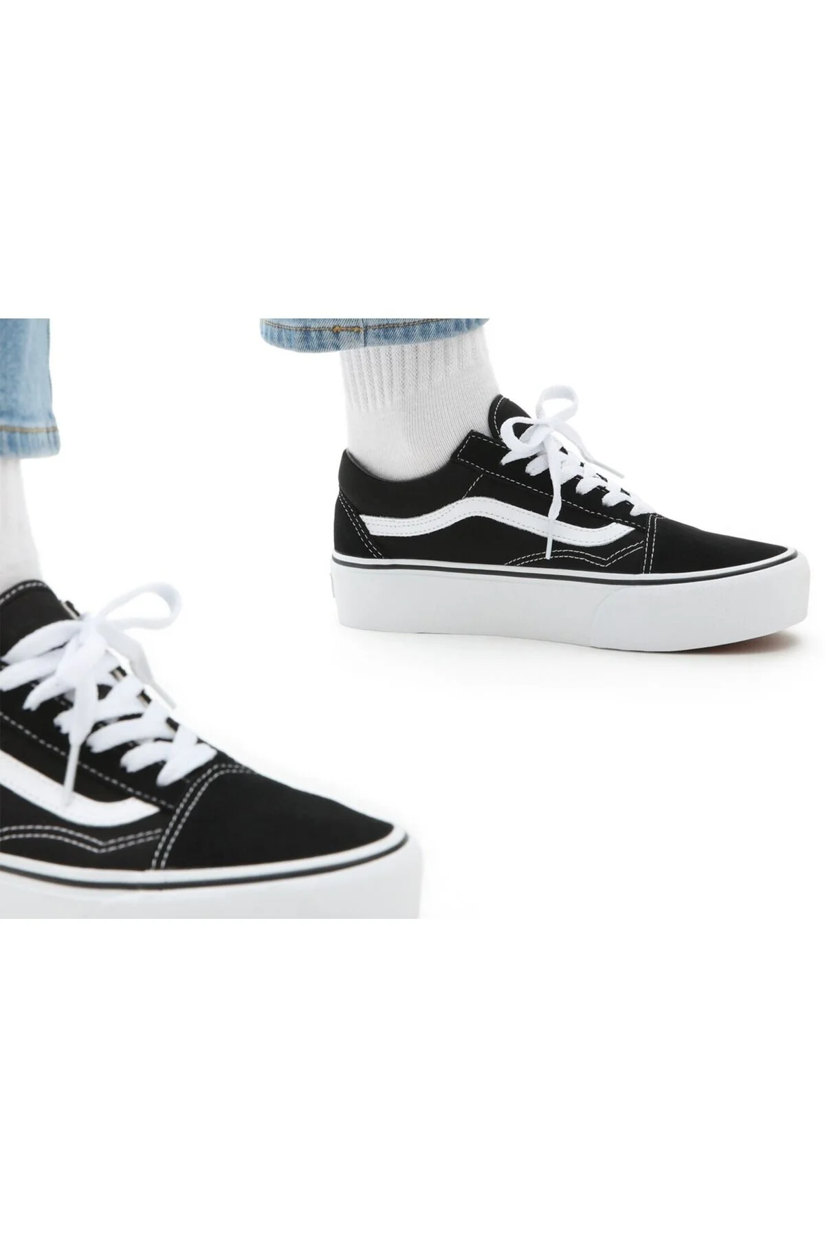 کفش روزانه مردانه و زنانه Vn0A3B3Uy281 Ua سکوی قدیمی اسکول ونس Vans