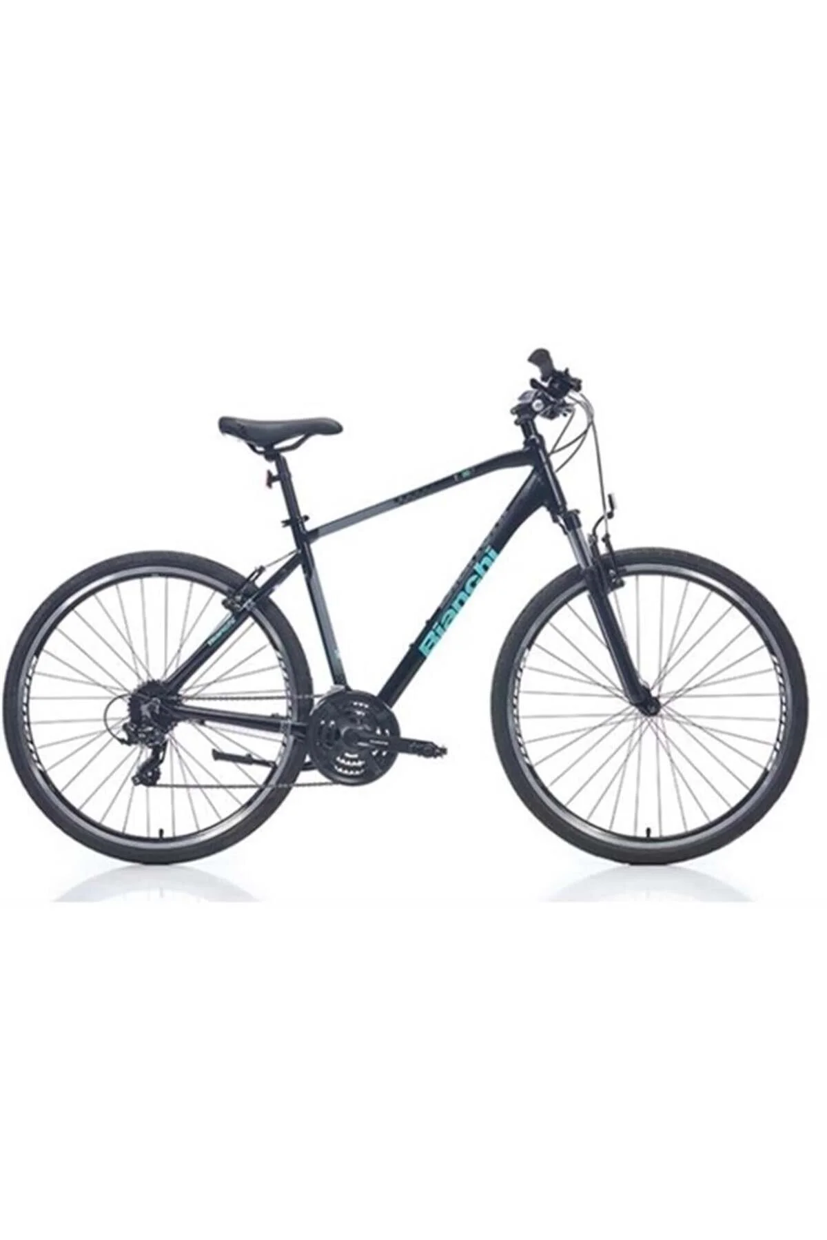 دوچرخه مشکی مردانه BIKE CITY 510H V 28 RIM 24 GEAR بیانکی Bianchi