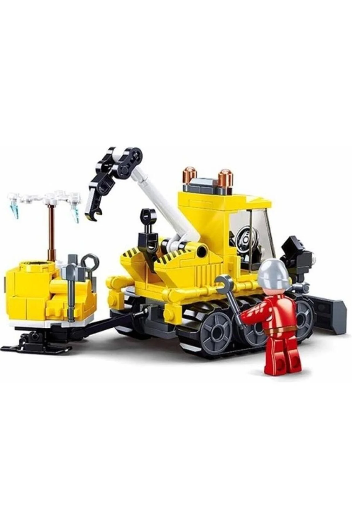 لگو و اسباب بازی های ساخت محور Lego 145 Piece Town Snow Rescue Vehicle OYC 168000 Sluban