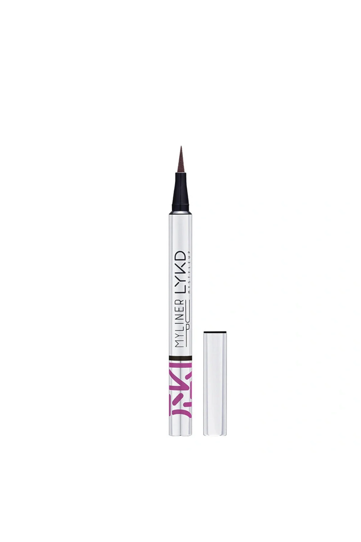 خط چشم مایع رنگی قهوه‌ای مدل Ink Liner 196 مناسب برای همه lykd