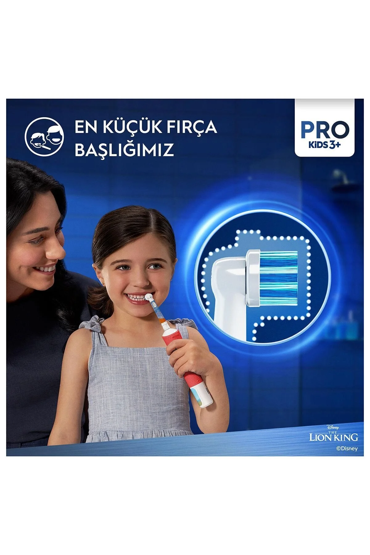 مسواک شارژی برقی بچه های حرفه ای پادشاه شیر را شارژ کردند  Oral-B
