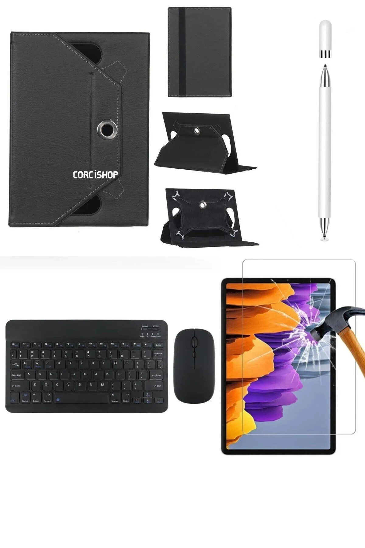 کاور تبلت محافظ صفحه‌نمایش قلم صفحه‌کلید GALAXY TAB S11 SM سامسونگ corcishop