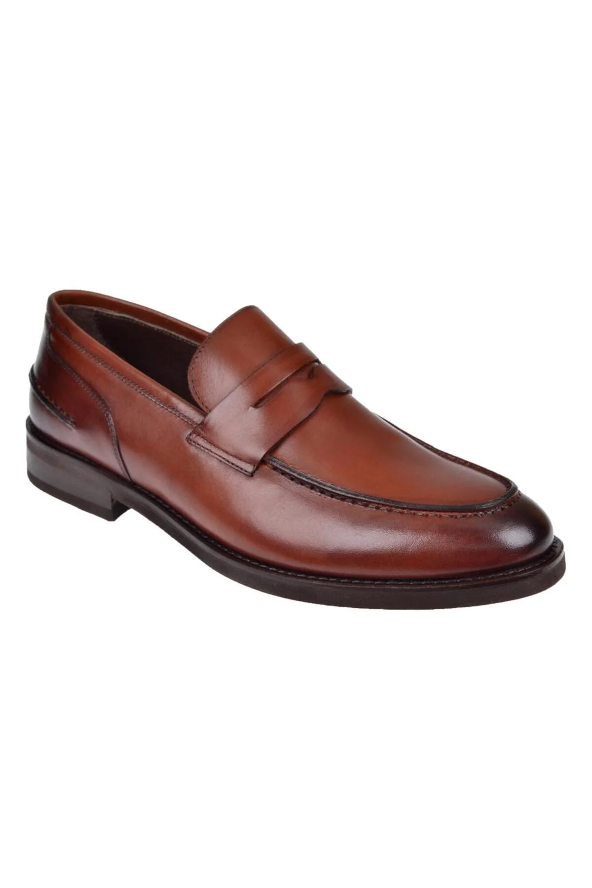 کفش کژوال روزانه چند رنگ مردانه چرمی اصلی MACOSENE کلاسیک مردانه'S PLM 6590 قهوه سبک پولمن pullman