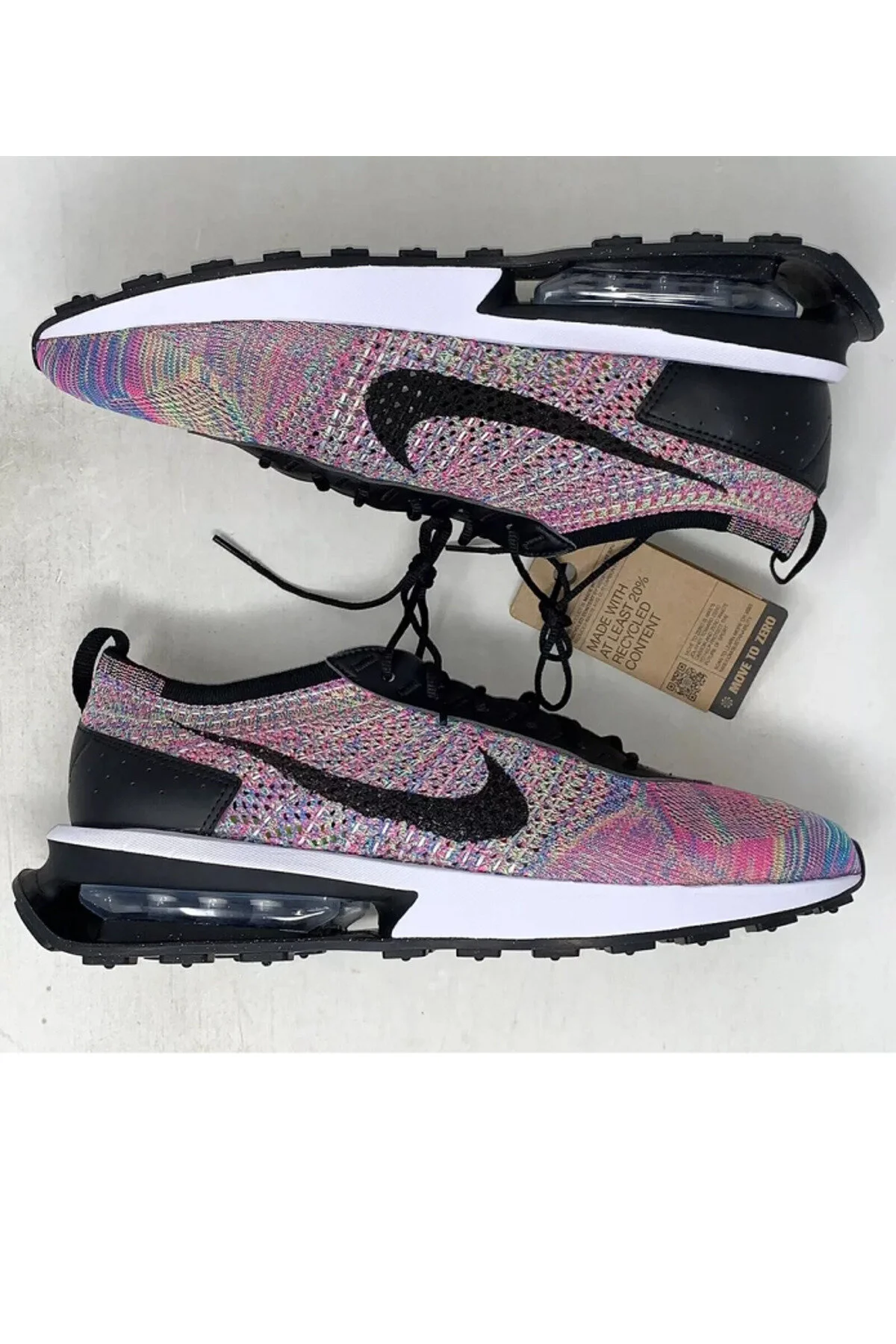 کفش پیاده روی مردانه AIR MAX FLYKNIT RACER RAINBOW مشکی ورزشی مردانه'S DJ6106 300 نایک Nike