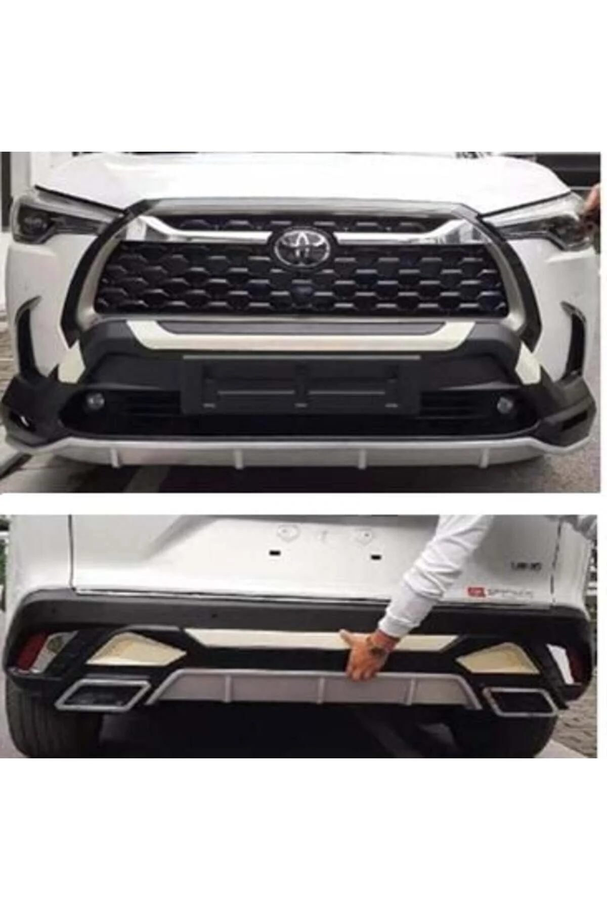 سپر خودرو TOYOTA COROLLA CROSS جلو عقب پشتی محافظت از 2019 autogp