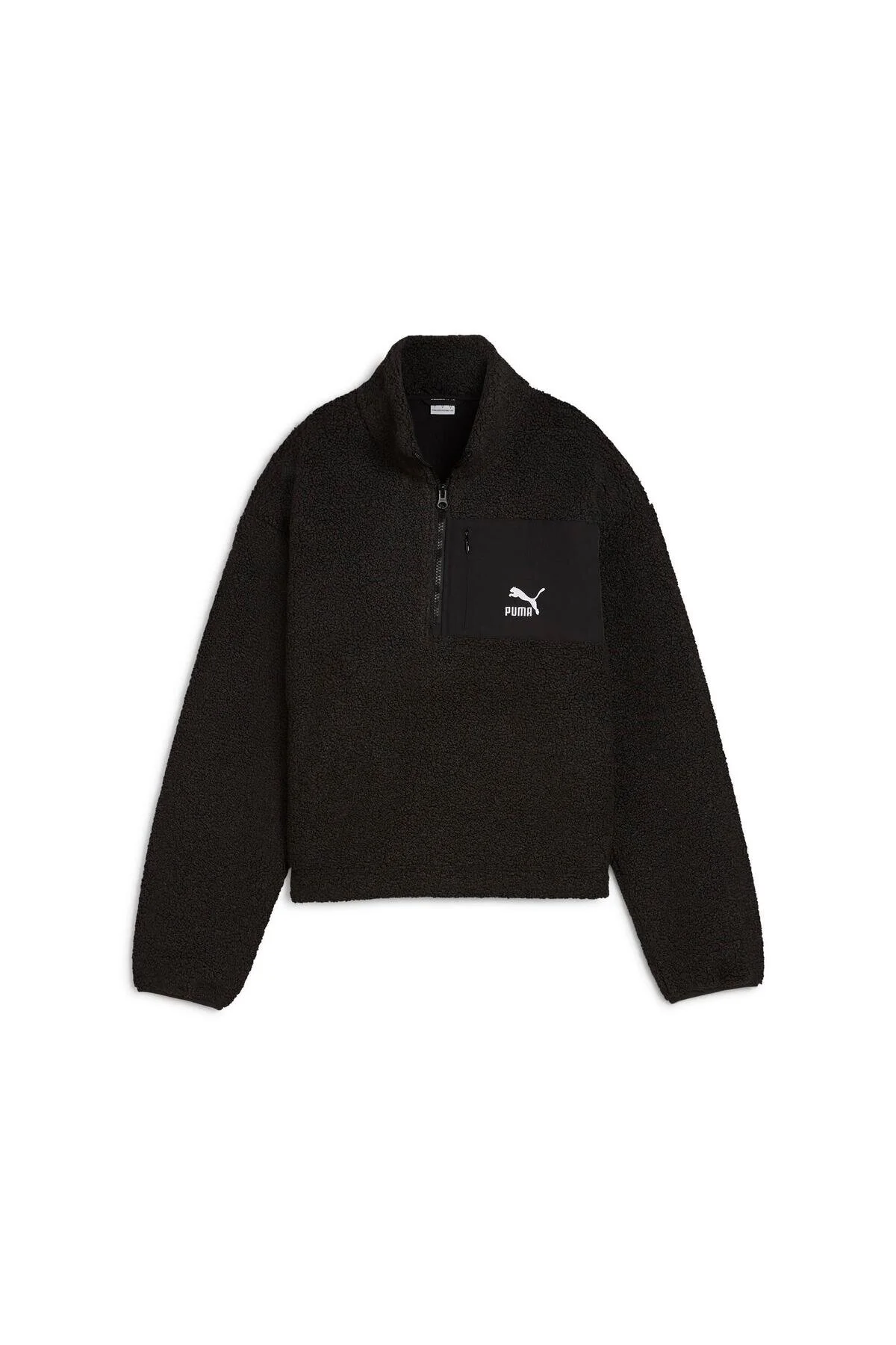 سویشرت زنانه نیمه زیپ کلاسیک زمستانه پوما Puma