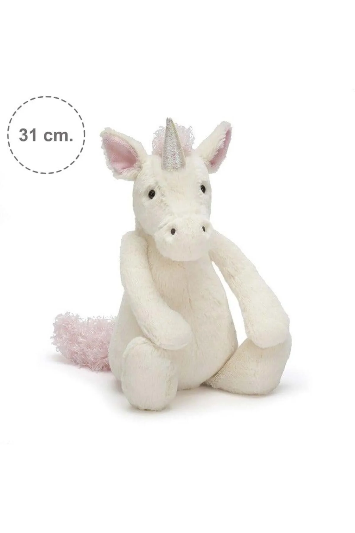اسباب بازی های پشمی تک شاخ خجالتی سایز متوسط ​​ 31 سانتی متر Jellycat