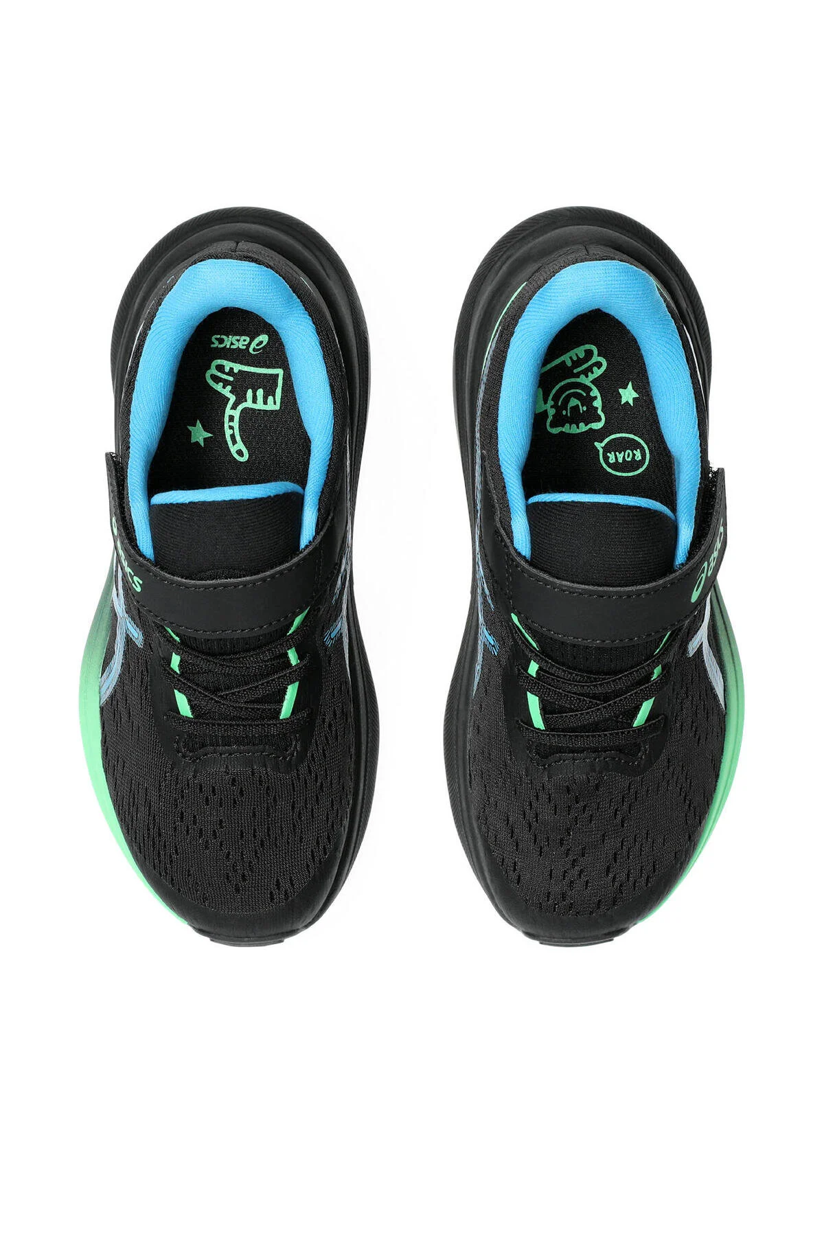 کفش دخترانه پسرانه یونیسکس 13 Ps سیاه و Small اسیکس Asics