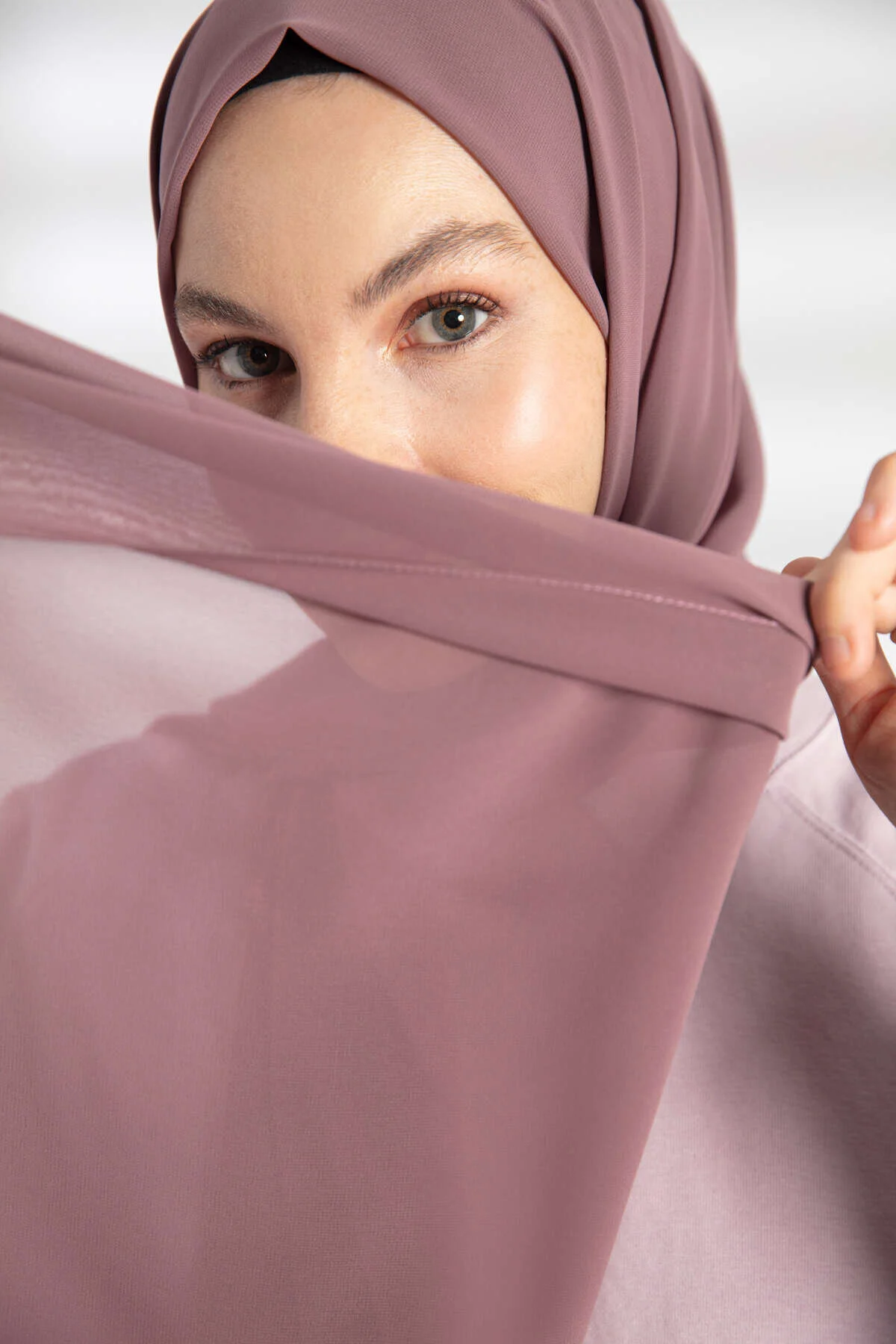 شال راسو شیفون یاسی اورجینال PURESCARFS