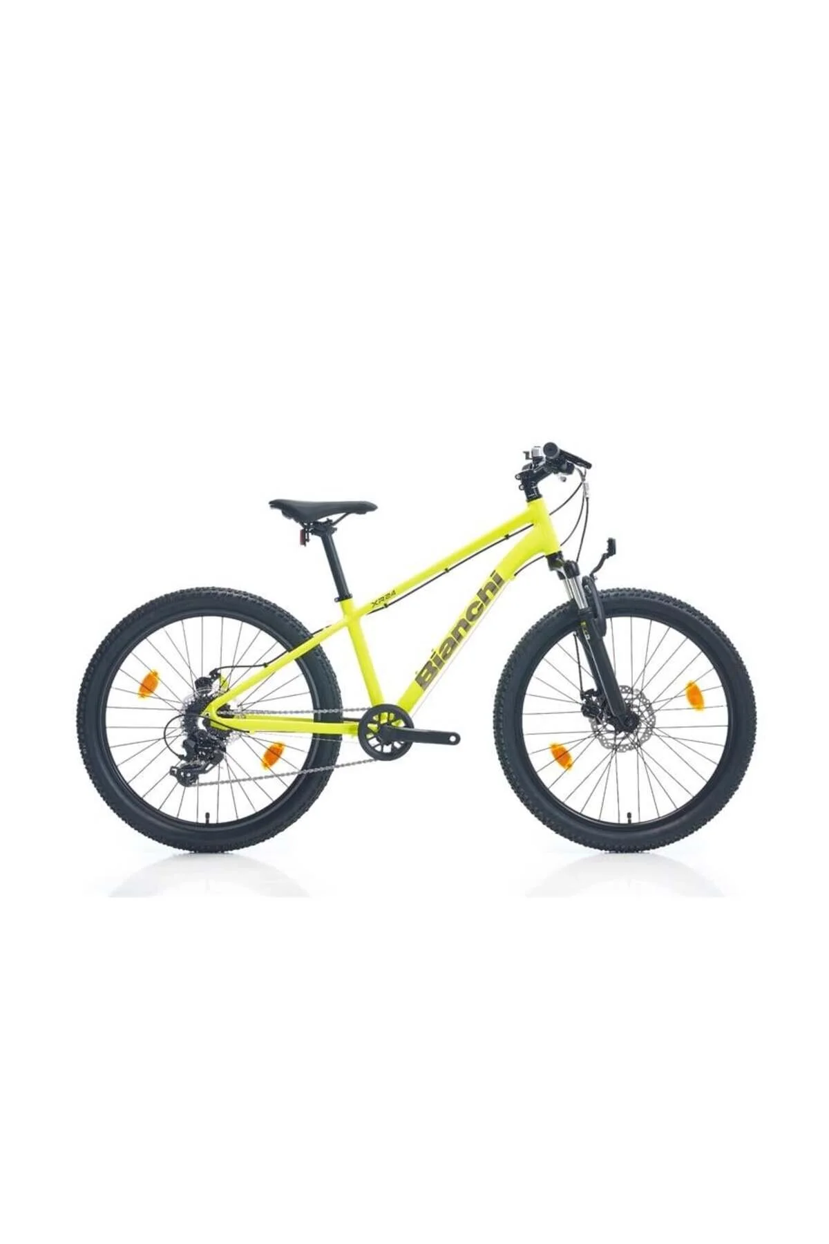 دوچرخه زرد مردانه کوهستانی XR24 330H MD 24 چرخ 8 دنده رنگ بوقلمون بیانکی Bianchi