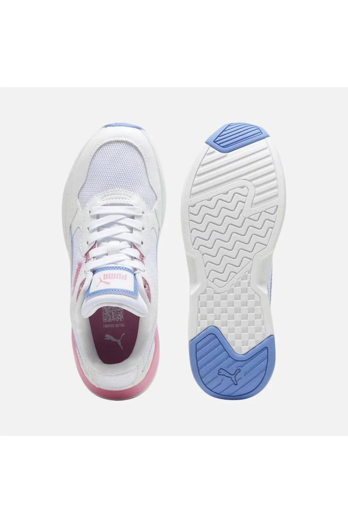 کفش مردانه زنانه یونیسکس X Ray Speed ​​Lite Jr پیاده روی ورزشی جوانان 21 سفید پوما Puma