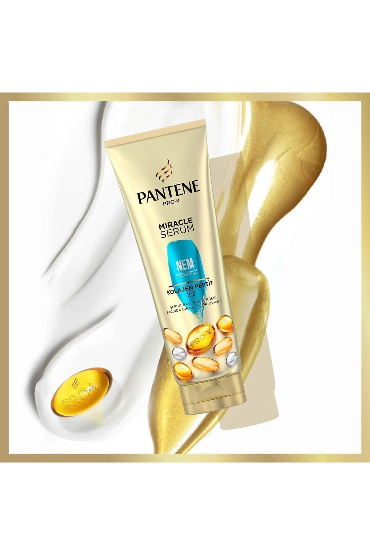 نرم‌کننده مو با حجم 200 میلی‌لیتر مدل MİRACLE NEM TERAPİSİ مناسب برای مراقبت از مو پنتن Pantene