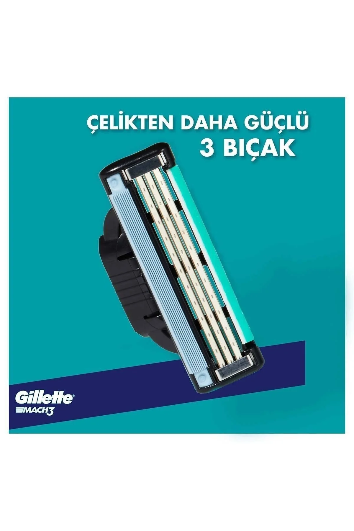Gillette بسته کارتنی ۱۸ تیکه تیغ اضافی اصلاحی ماش ۳