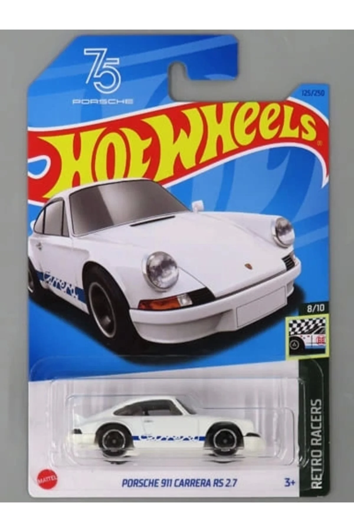 ماشین اسباب بازی تک پورشه 911 کاررا RS 2.7 HKG42 از ترکیه HOT WHEELS