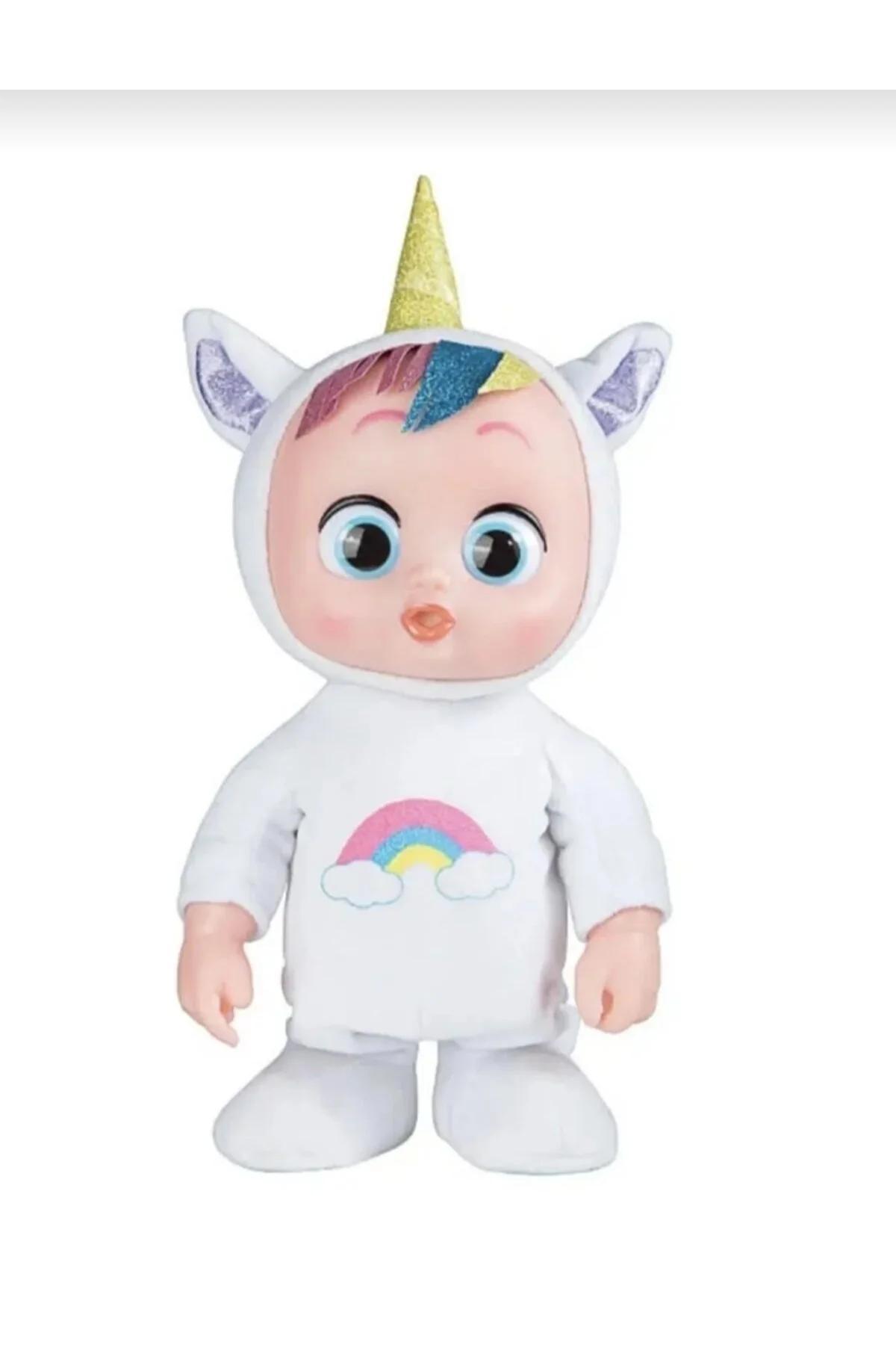 اسباب بازی های پشمی گریه کودک راه رفتن موزیکال باطری پستانک Happy Toys