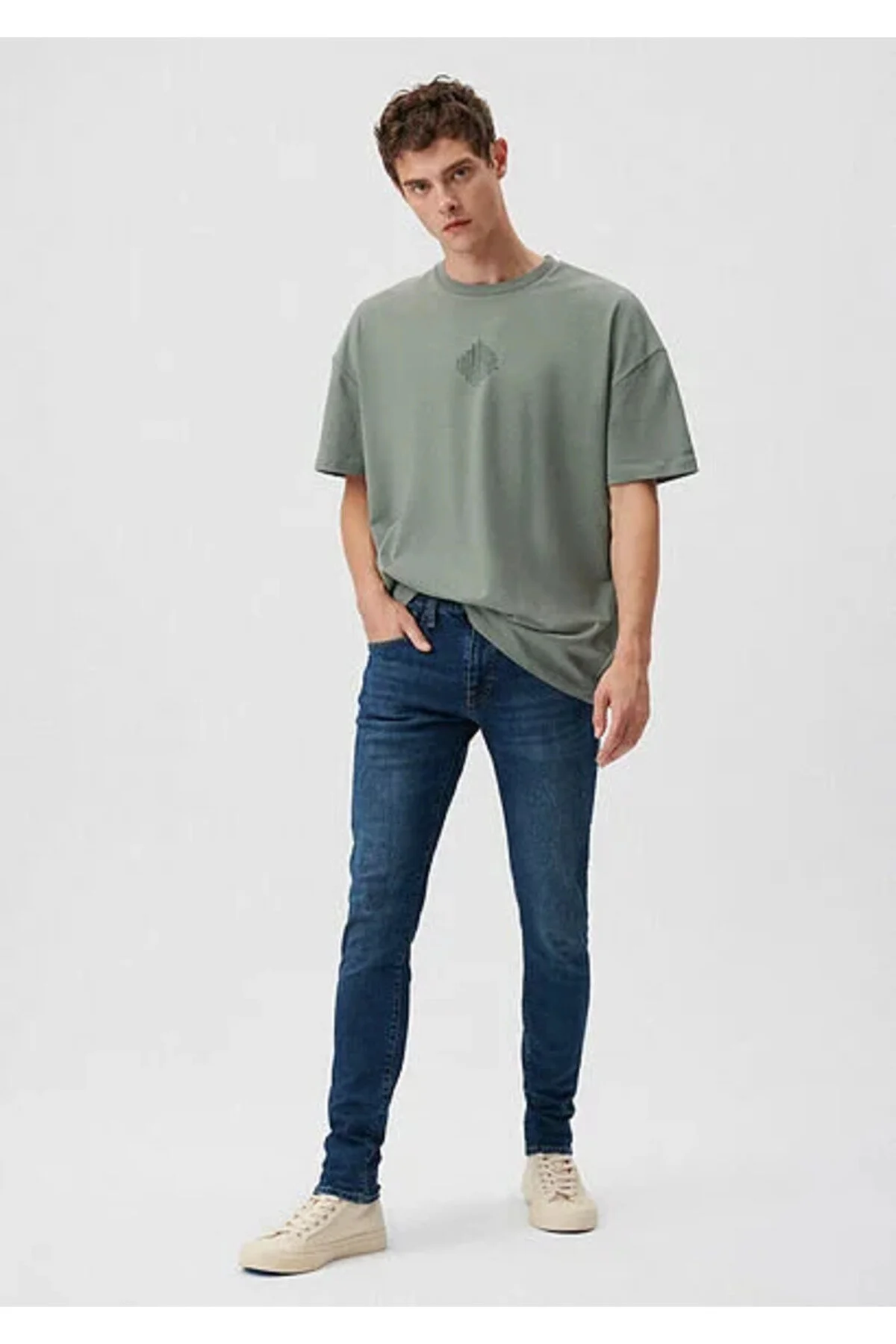 شلوار آبی مردانه Blue Leo Super Skinny ماوی Mavi