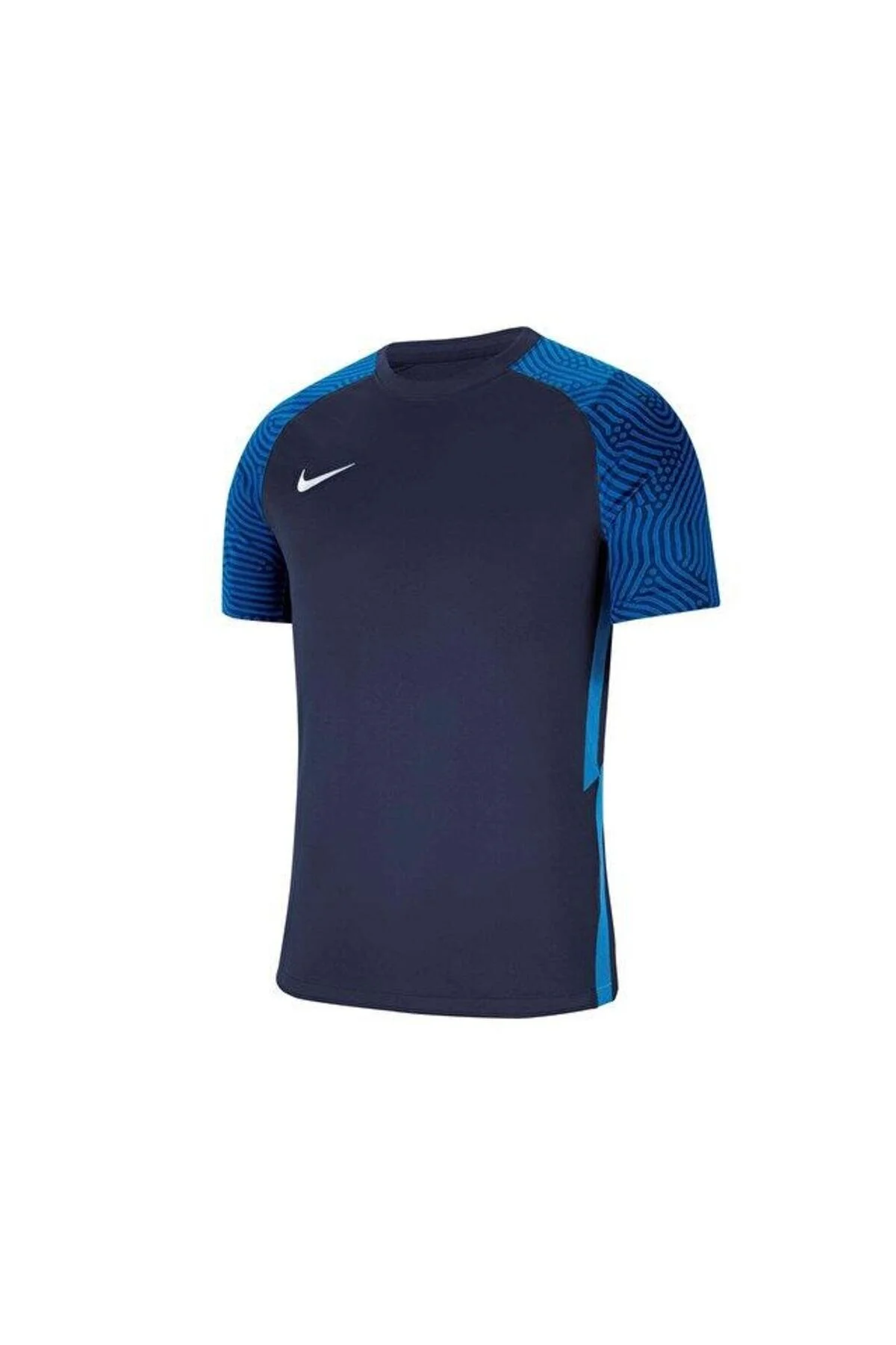 تی شرت ورزشی آبی مردانه Drifit Strike 2 پیراهن یقه کور نابینا نایک Nike