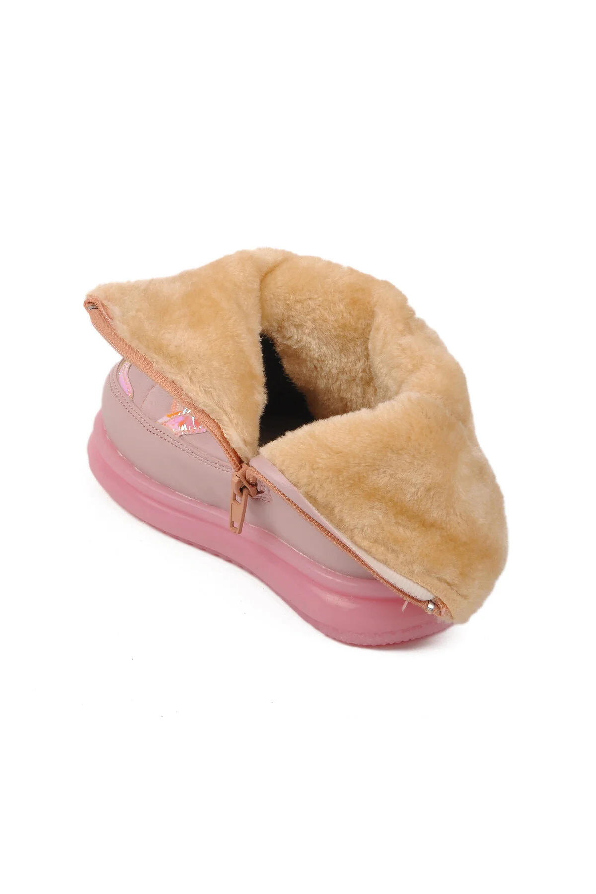 بوت صورتی دخترانه و پسرانه بچگانه یونیسکس YELETS 25K B BIND PINK با بوت خزدار واک وی WALKWAY