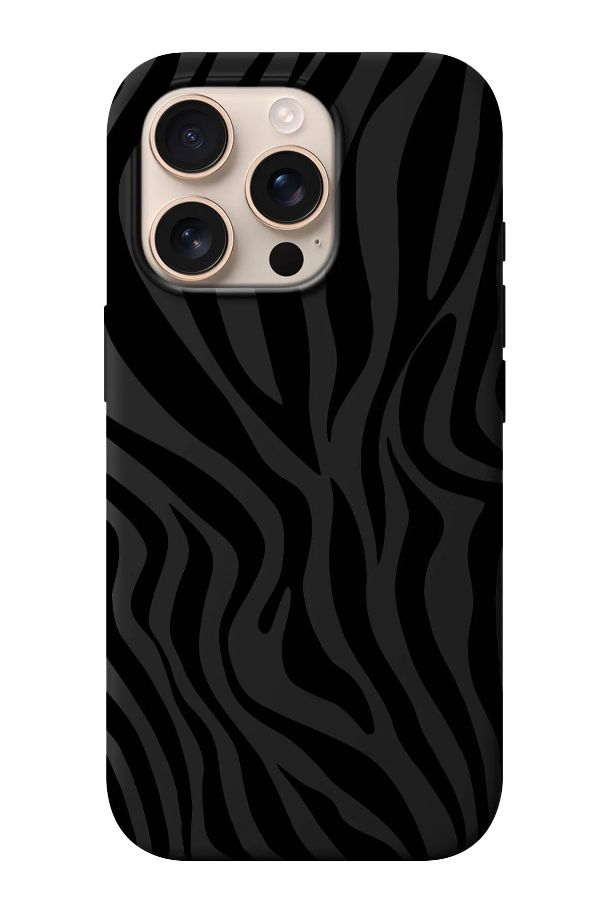 کاور و قاب گوشی سیلیکونی جیر طرح دار ZEBRA سازگار با IPHONE 16 PRO shoptocase